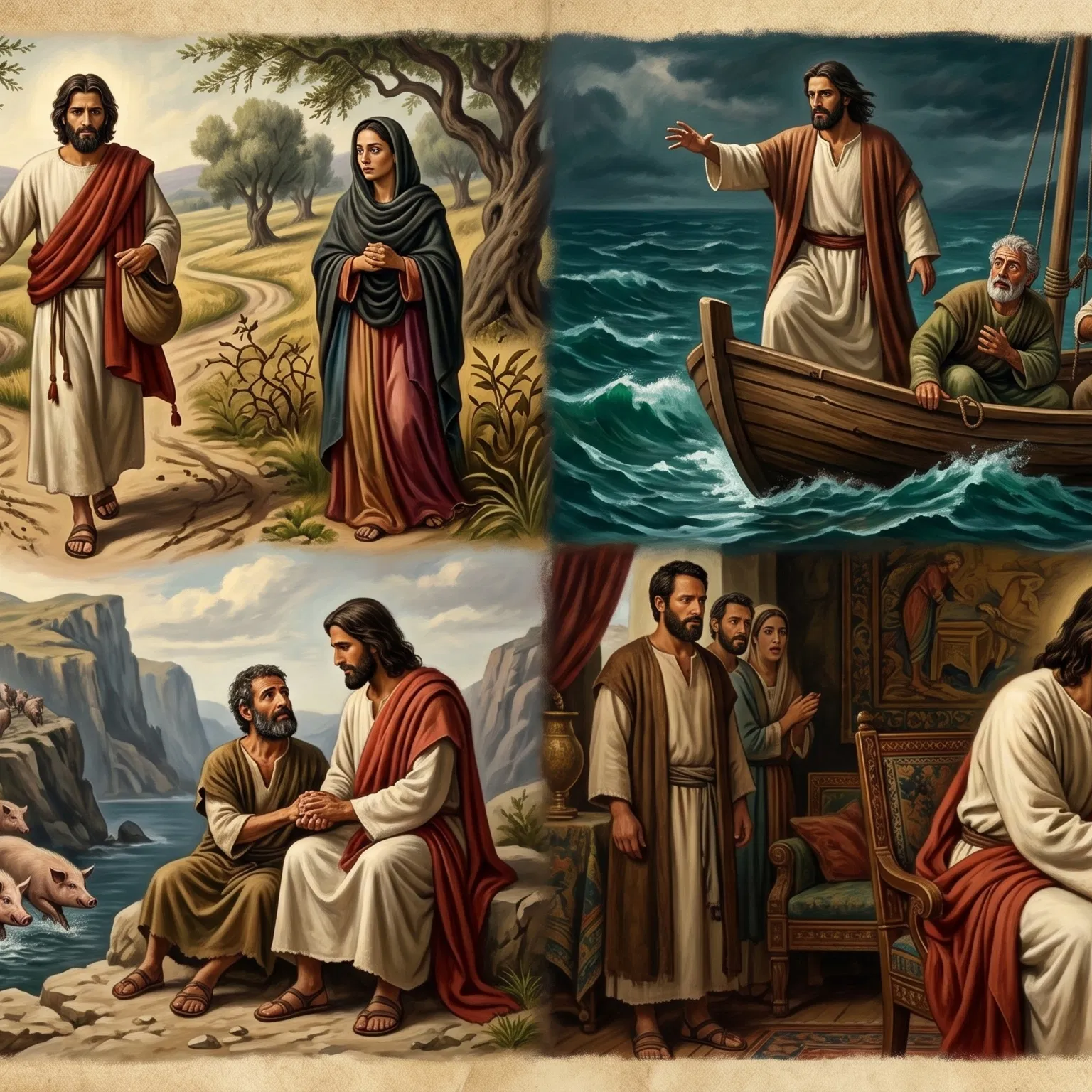 Four Scenes from Luke 8