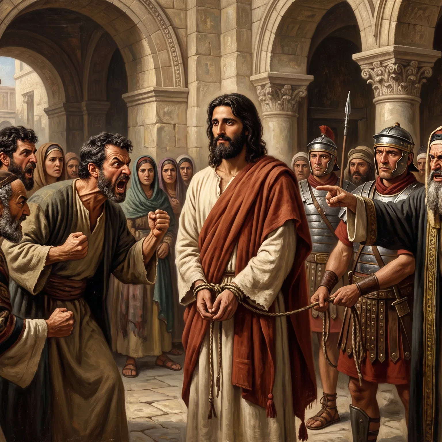 Jesus Accused by the Crowd Before Pilate