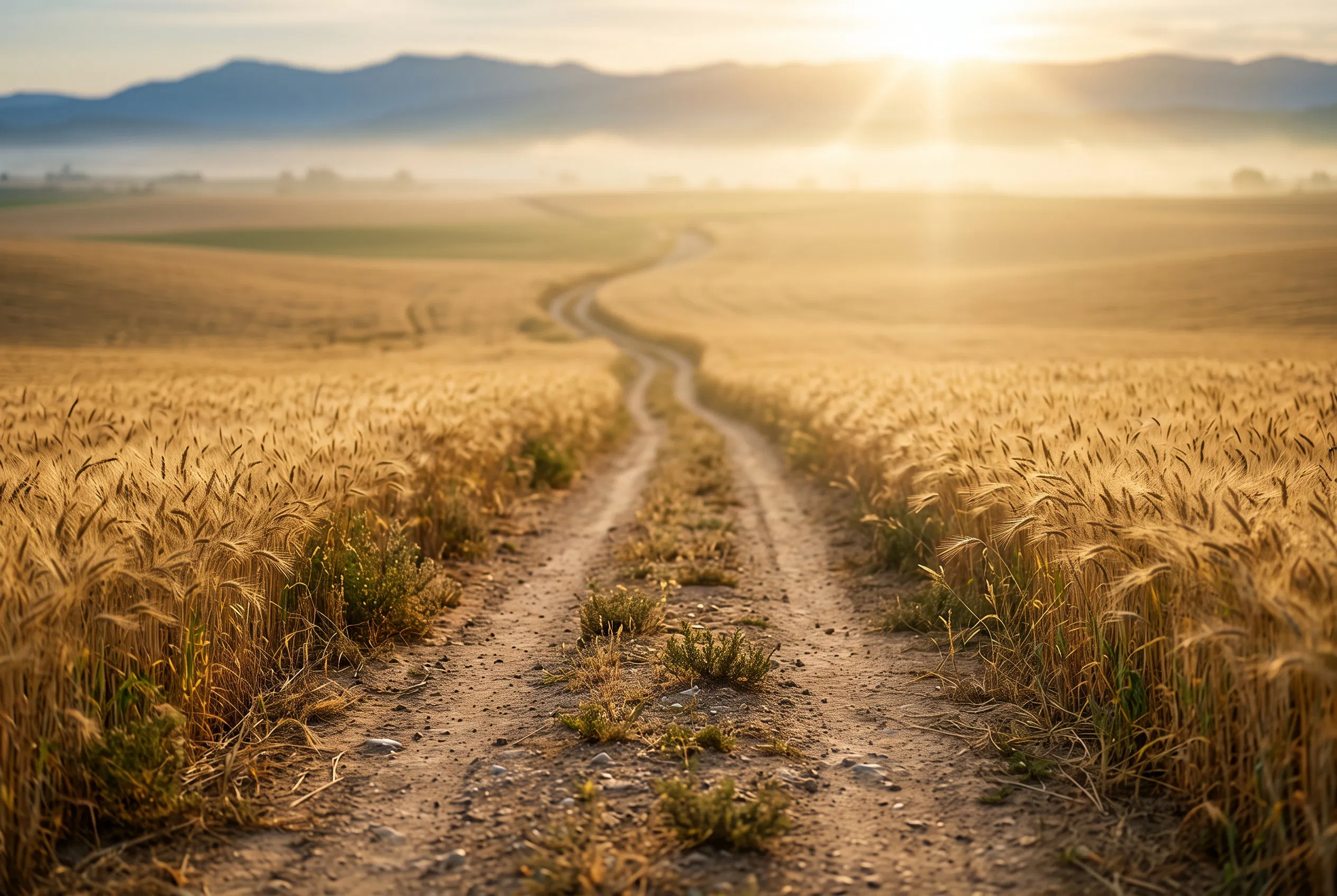 The Golden Path at Dawn