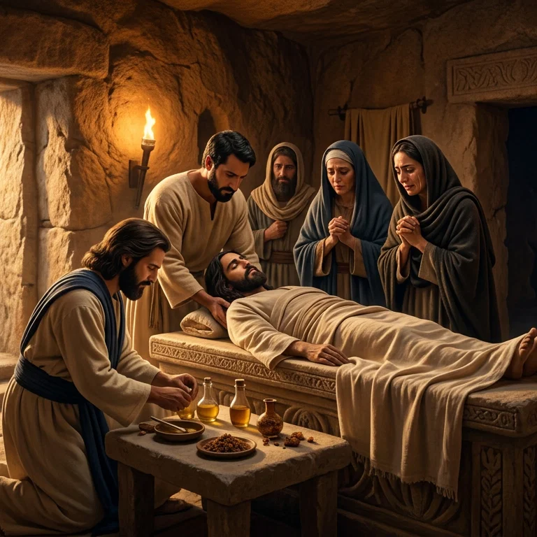 The Silent Vigil at the Tomb