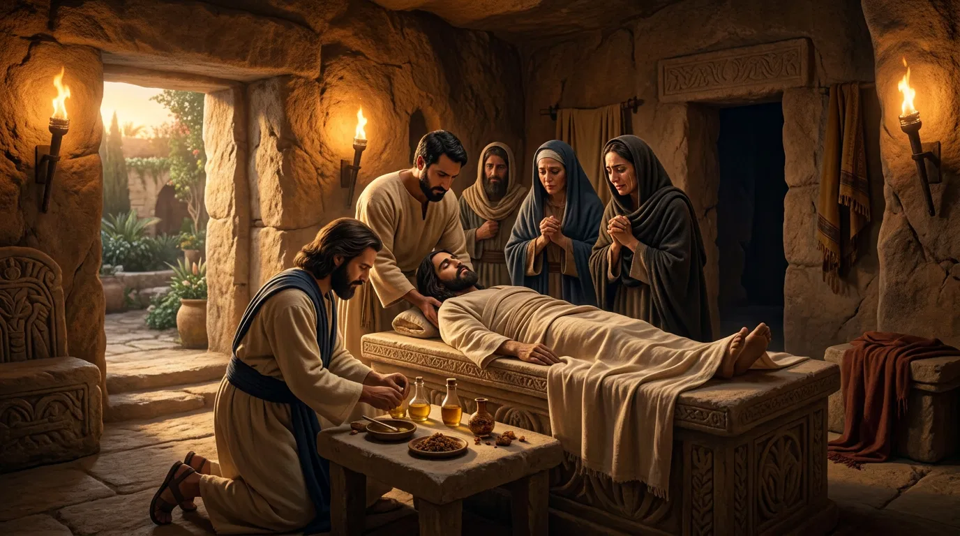 The Silent Vigil at the Tomb