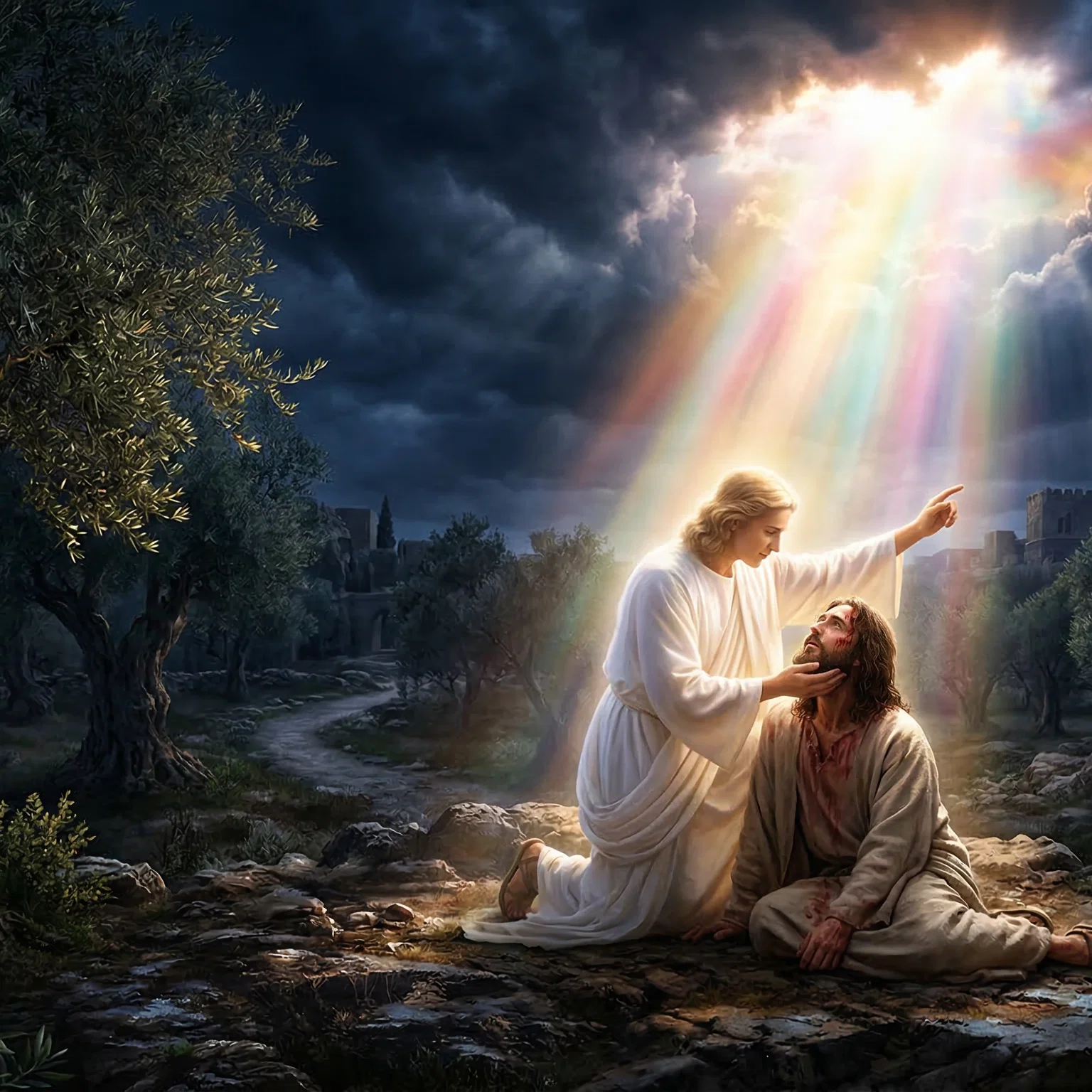 Divine Comfort in Gethsemane