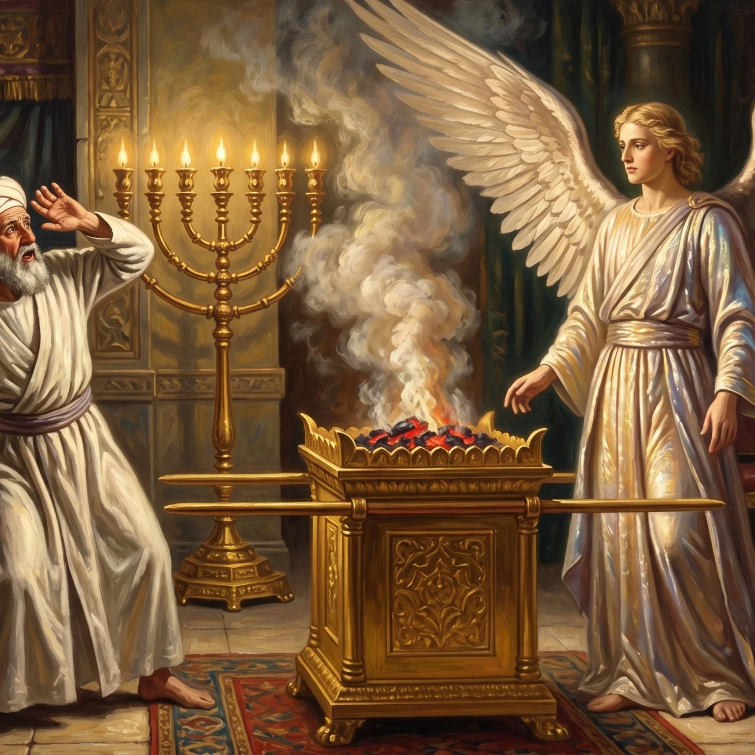 The Angel Appears at the Altar