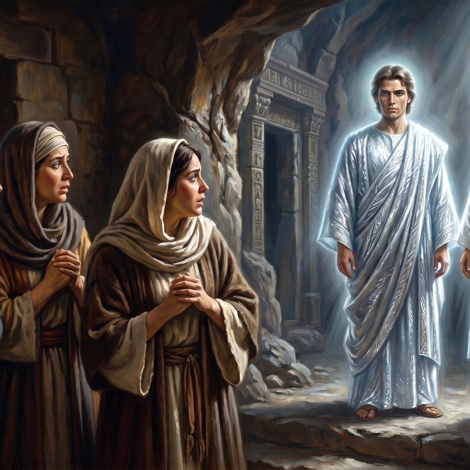 Gathering of Faithful Disciples at Dawn