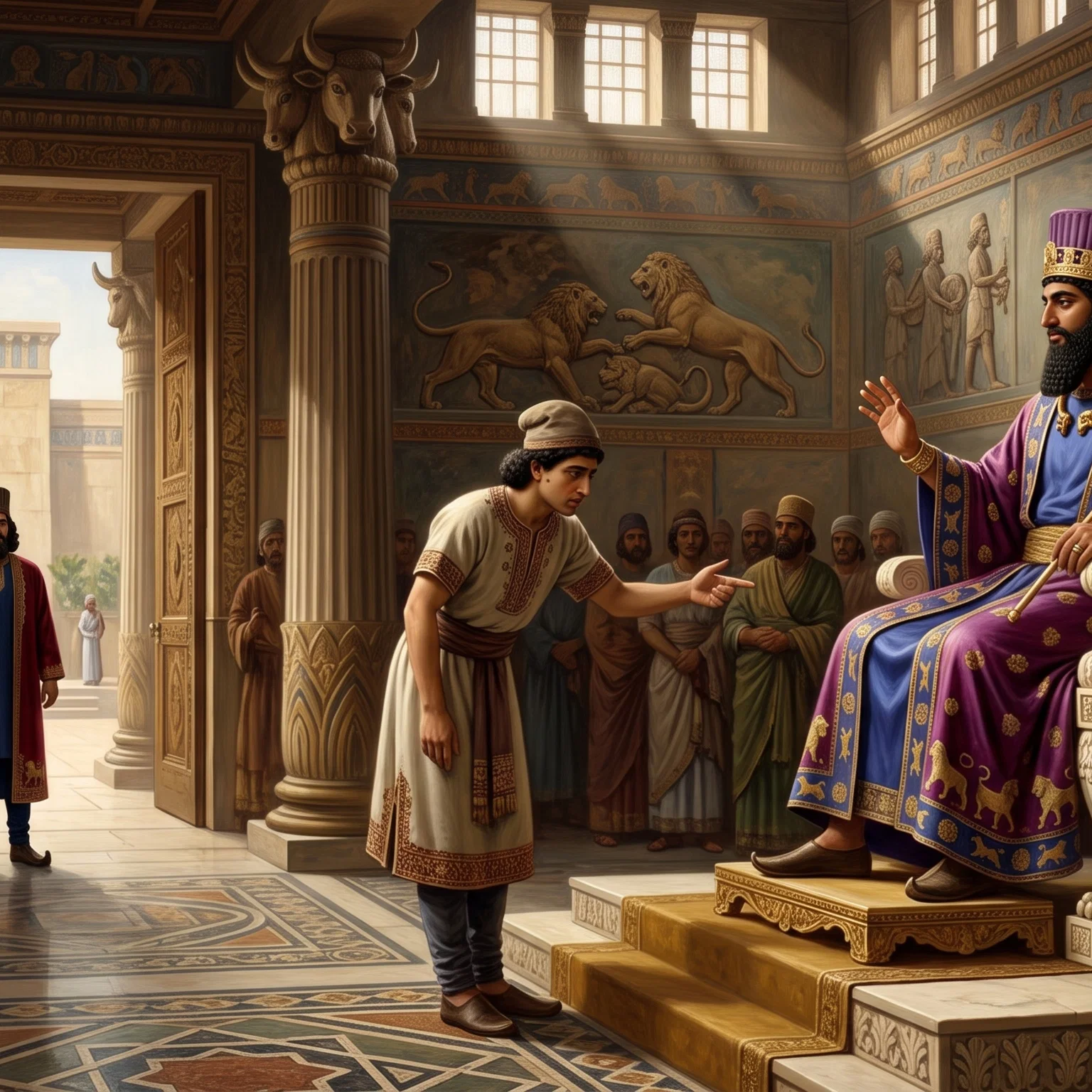 The King Honors the Faithful Servant