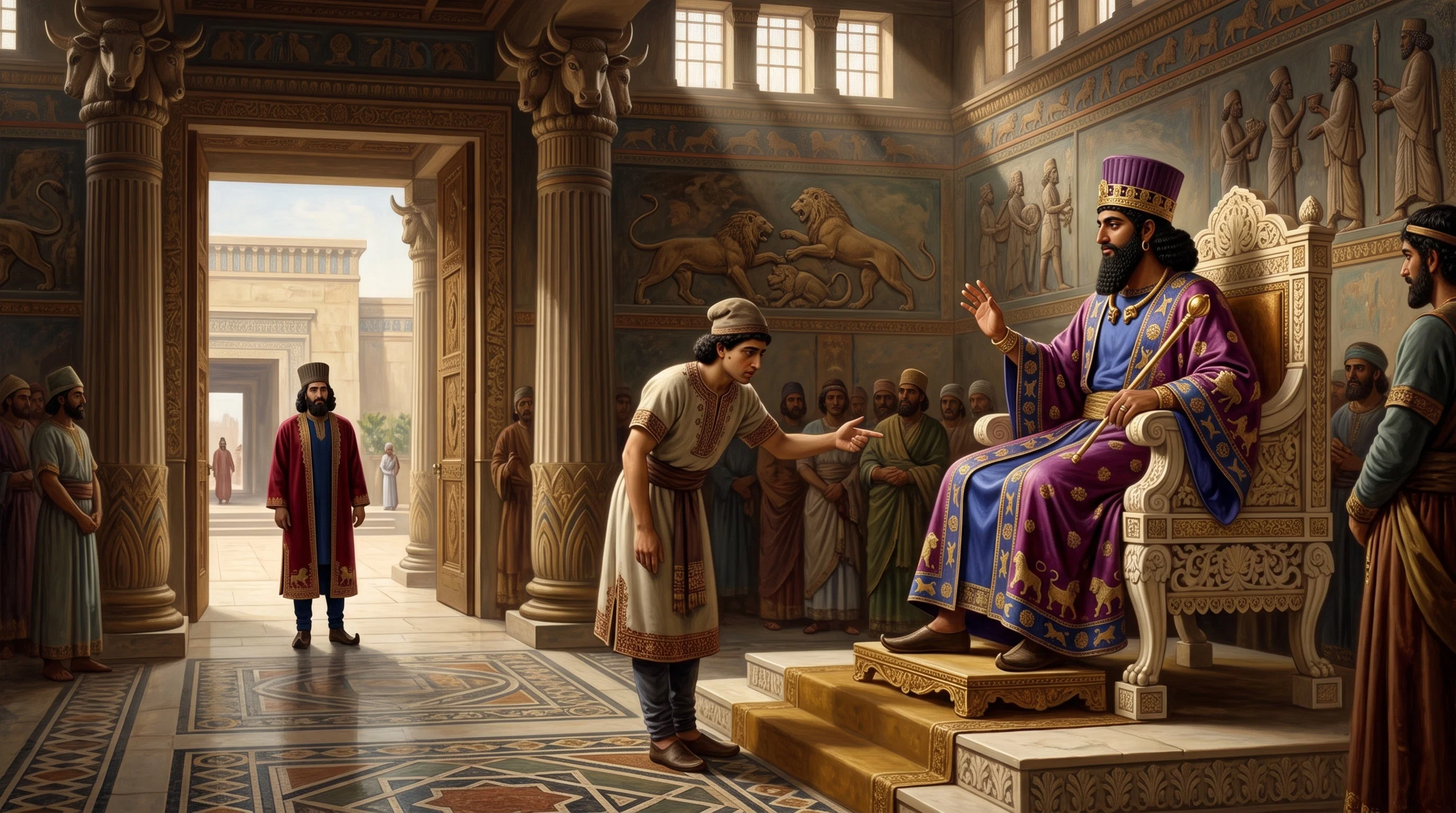 The King Honors the Faithful Servant