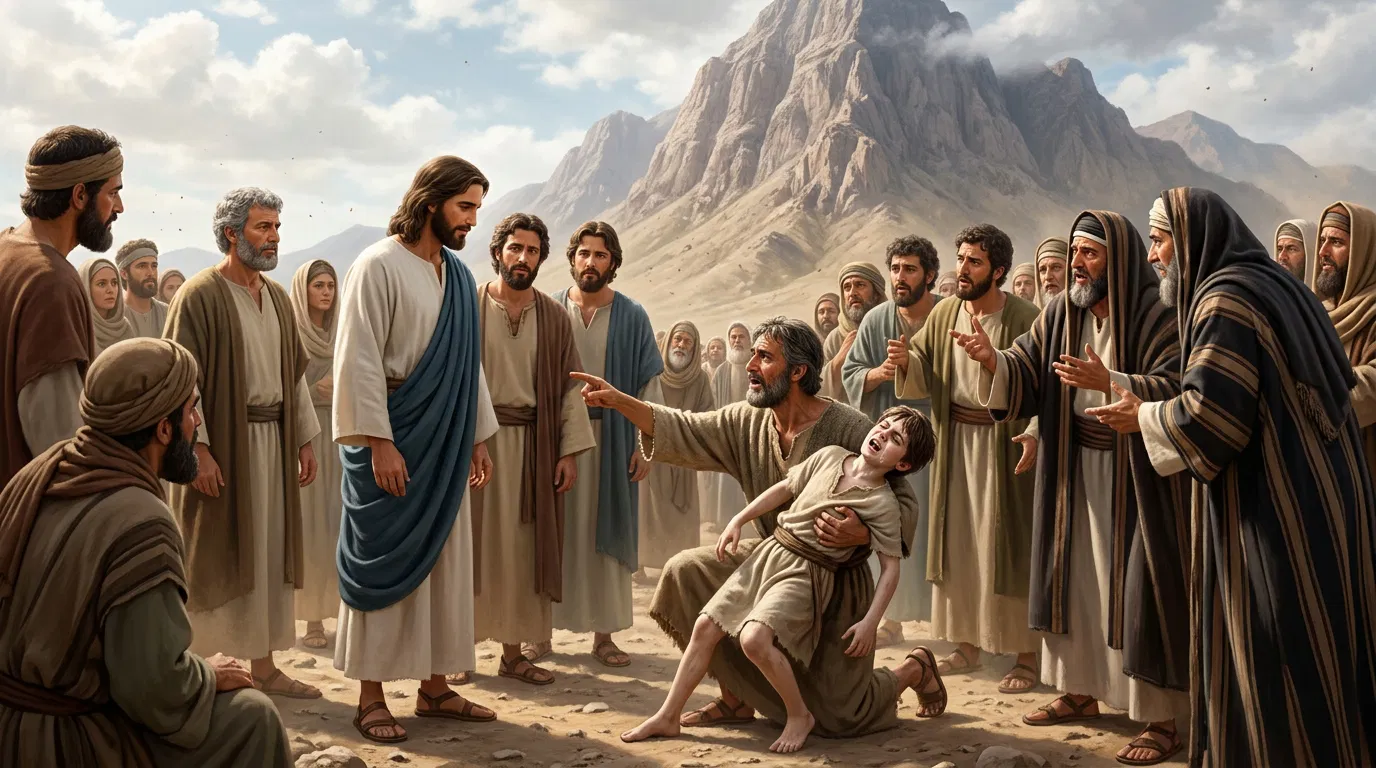Jesus and the Boy Brought by His Father
