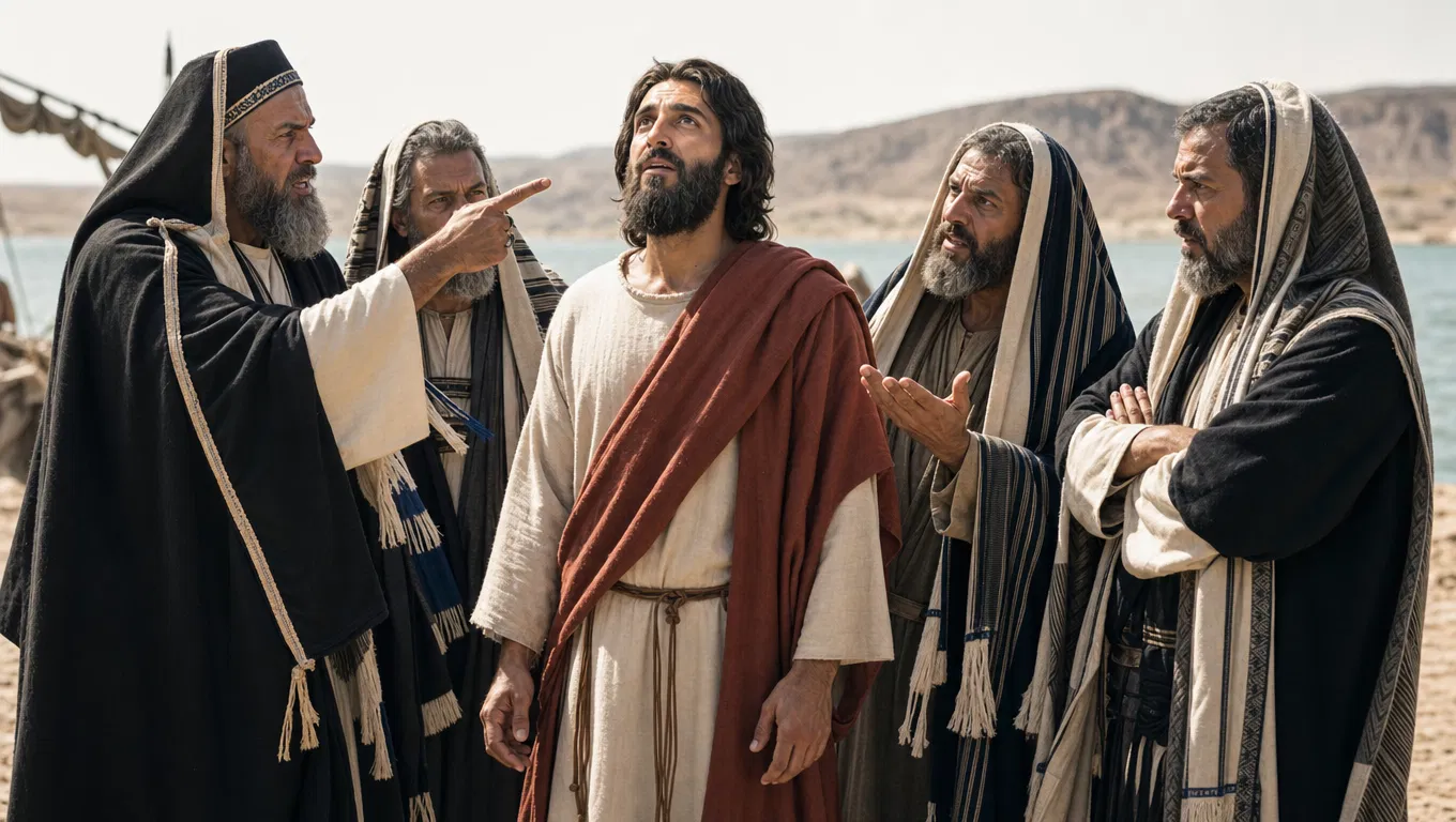 Jesus Sighs as the Pharisees Demand a Sign