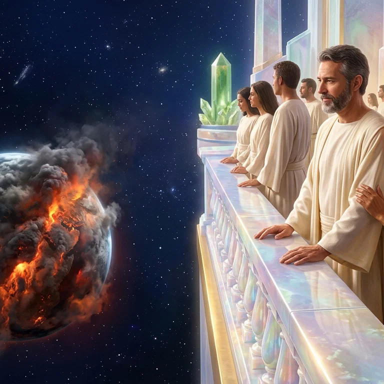 Gazing Back from Celestial Heights