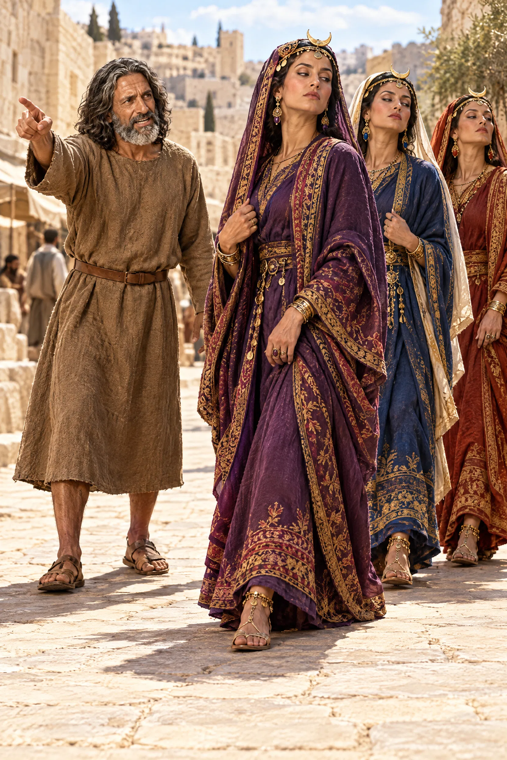 Isaiah Rebukes the Proud Daughters of Zion