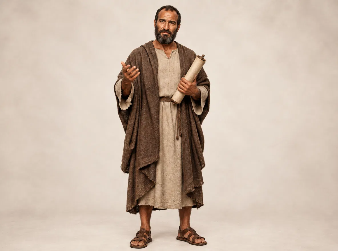 Peter Holding a Scroll