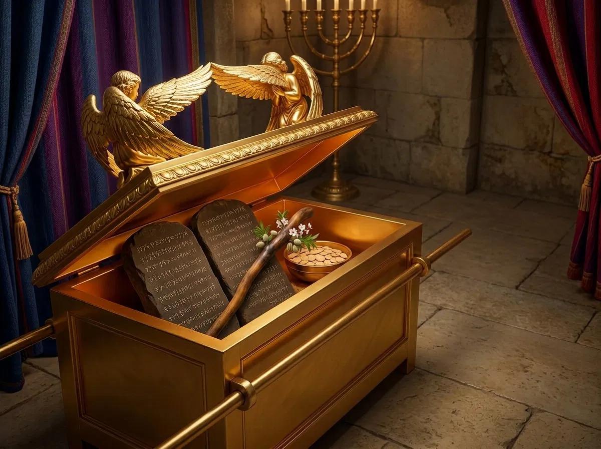 Ark of the Covenant with Open Lid