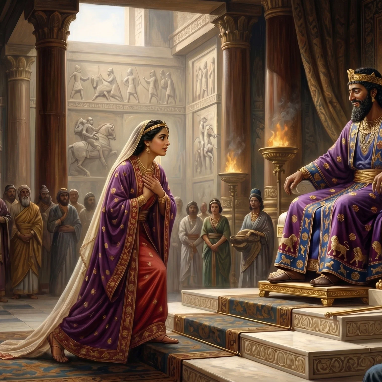 Queen Esther Before the Persian Throne