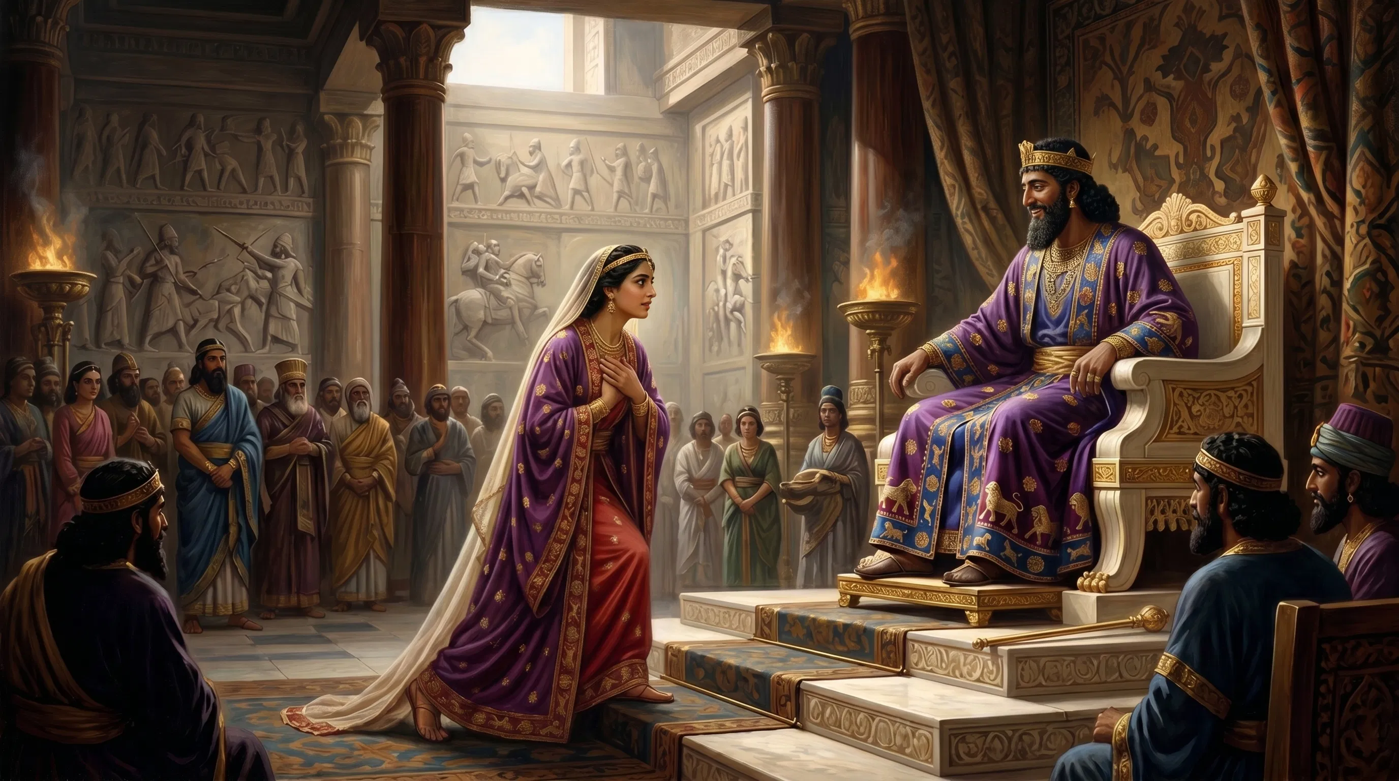 Queen Esther Before the Persian Throne