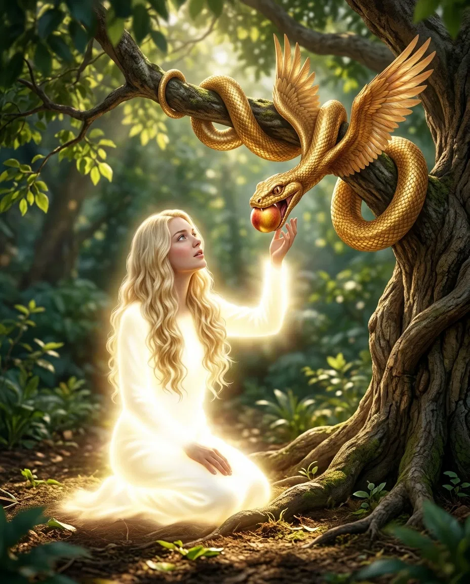 Eve and the Serpent at the Tree