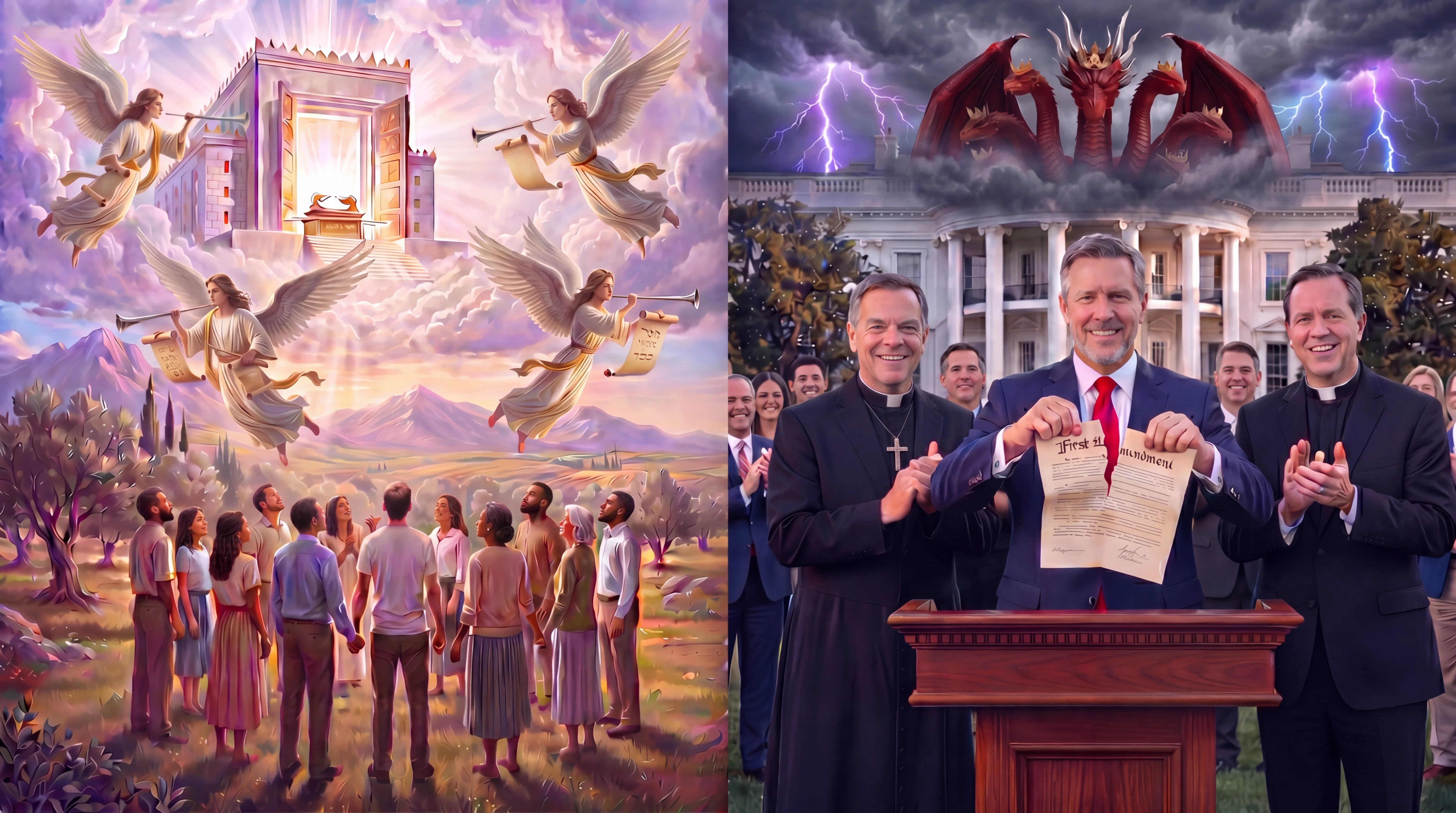 The faithful few vs destroying the first amendment