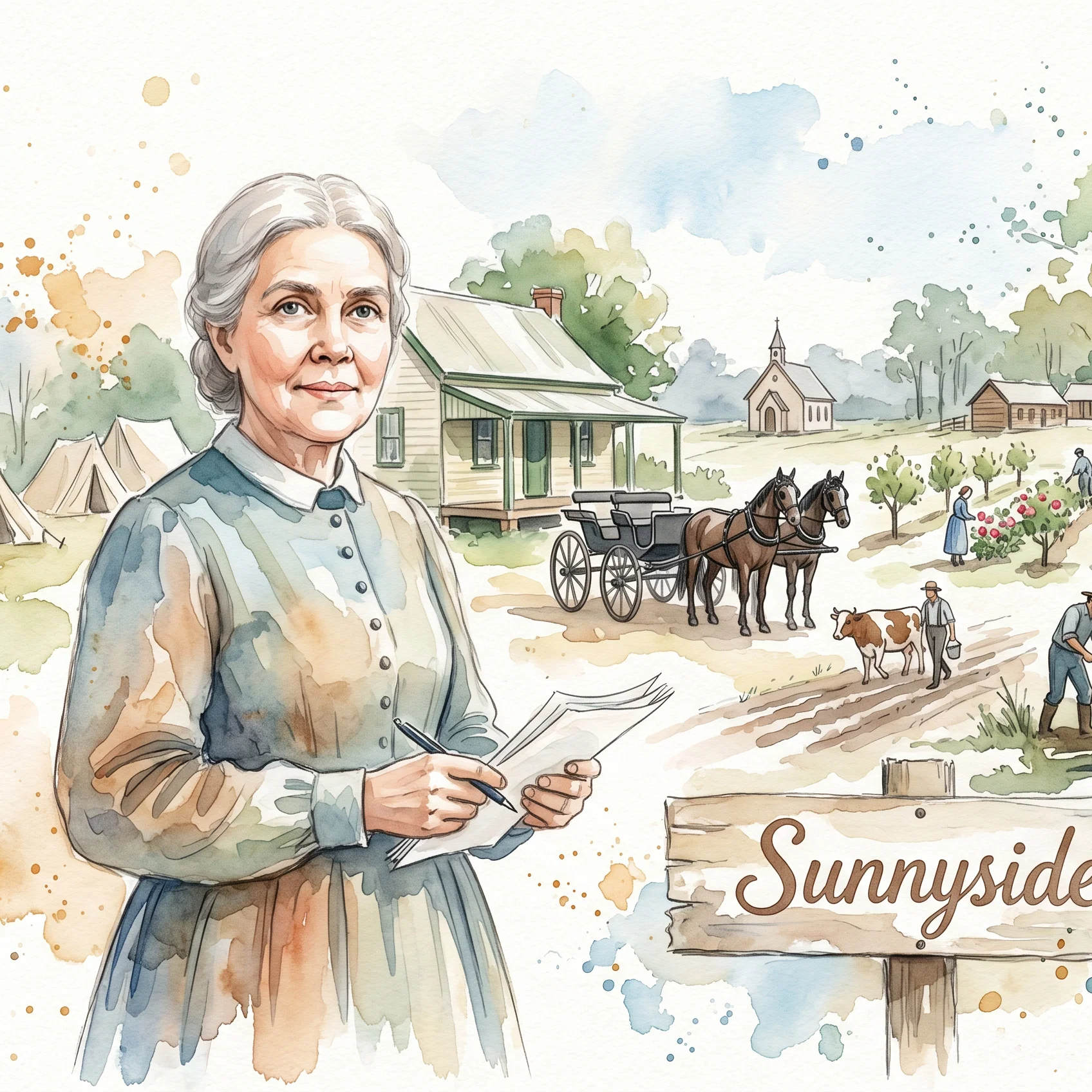 Ellen White Reflecting in Australia