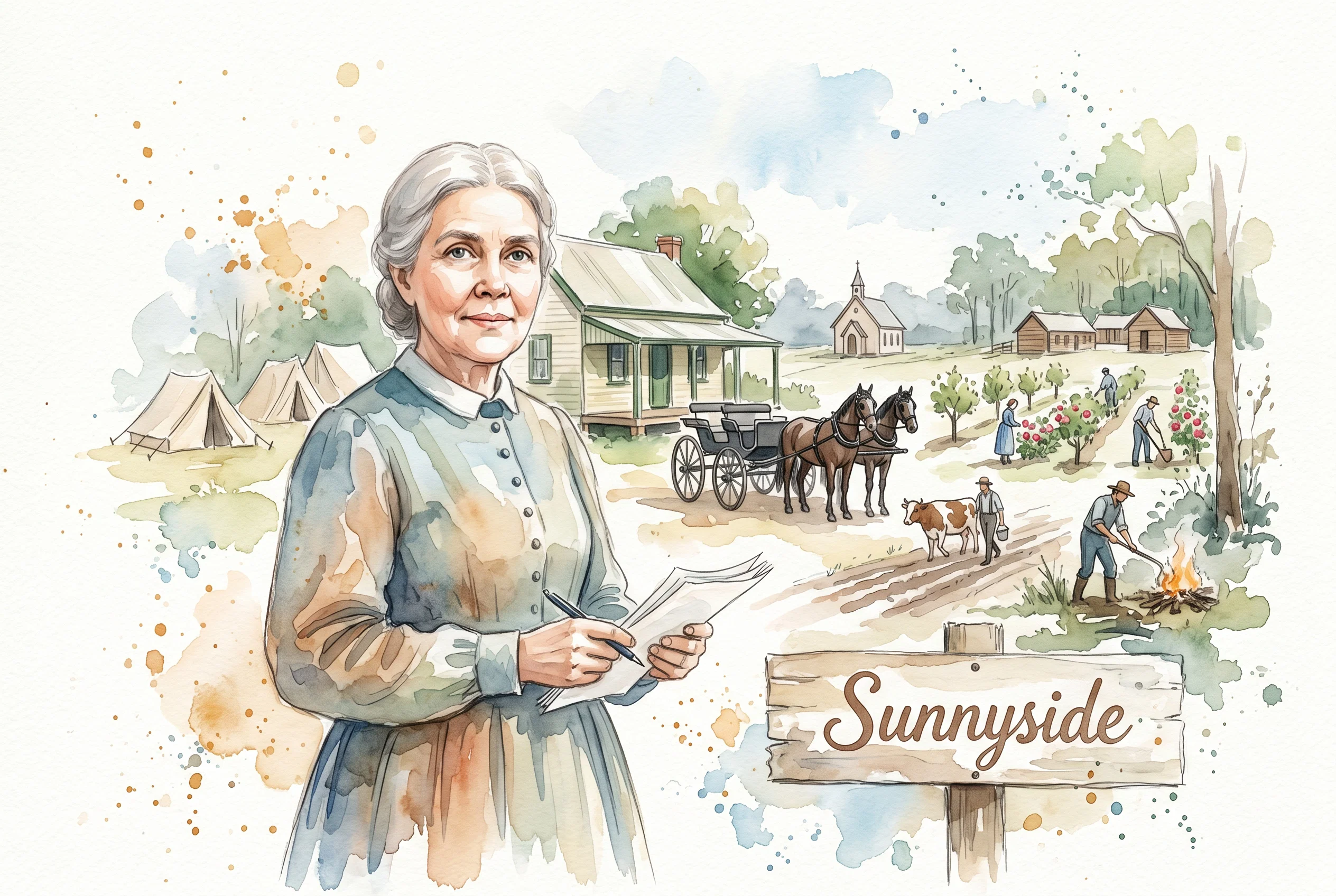 Ellen White Reflecting in Australia