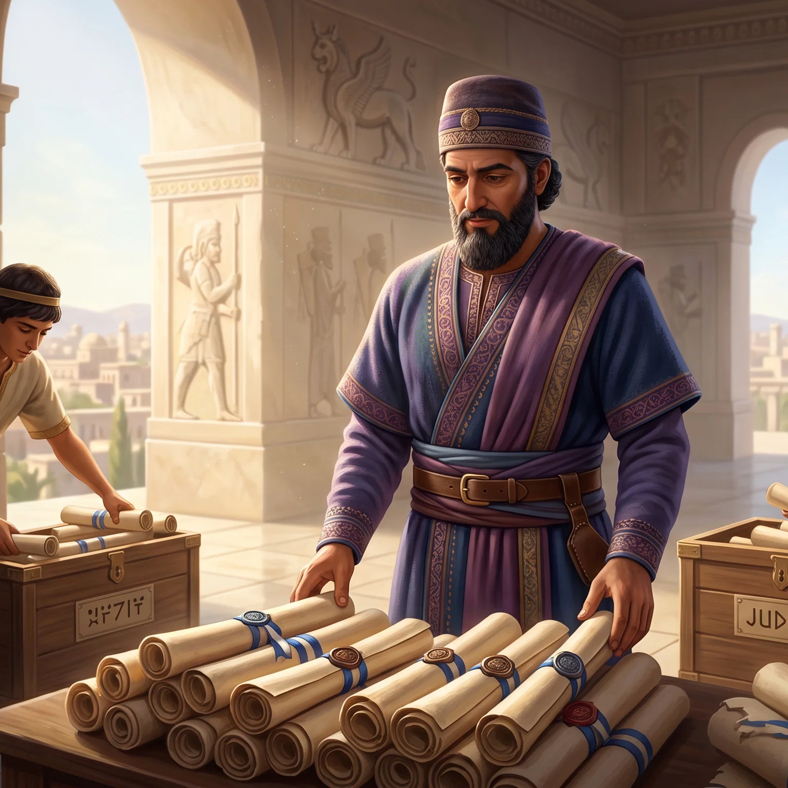 Queen Esther Sends Letters of Peace