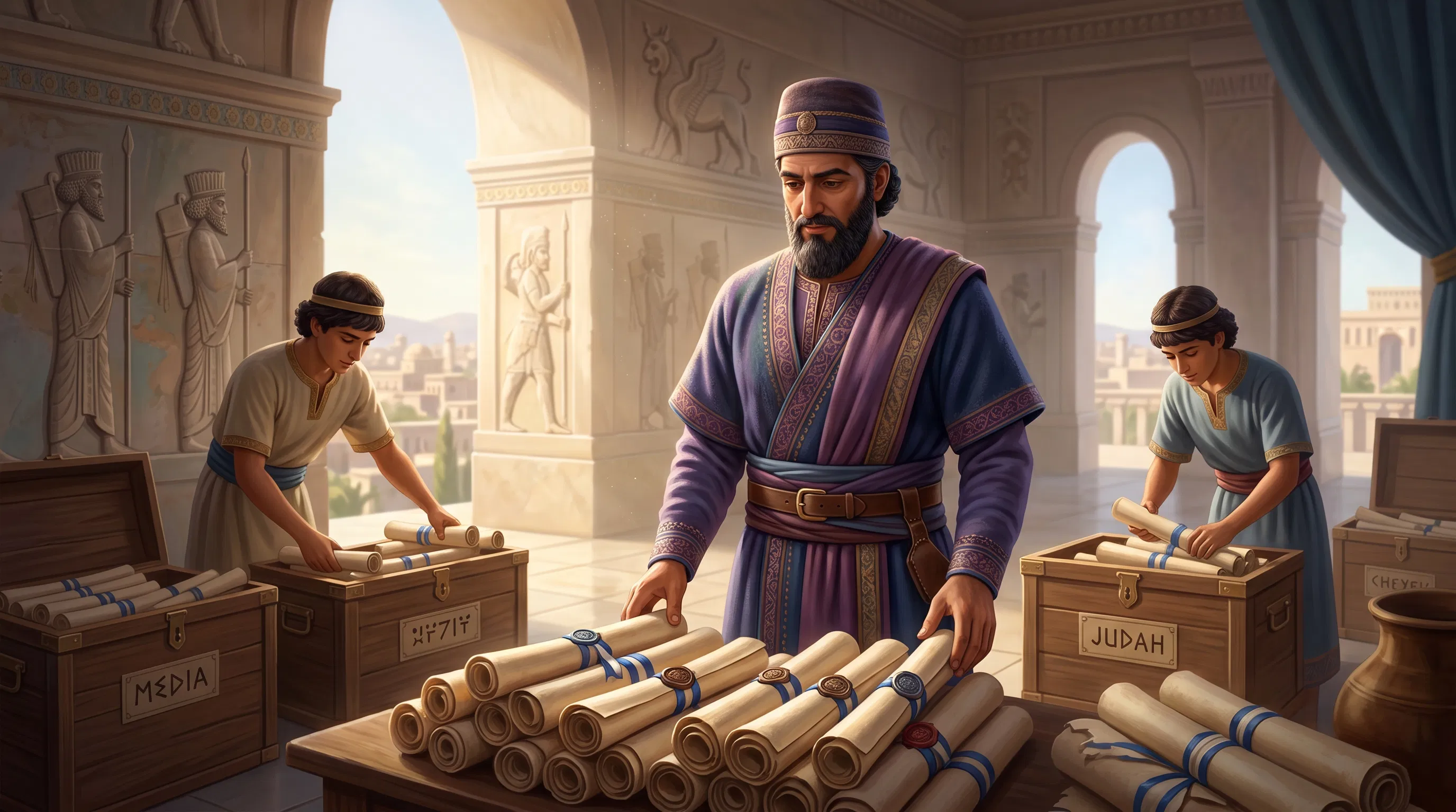 Queen Esther Sends Letters of Peace