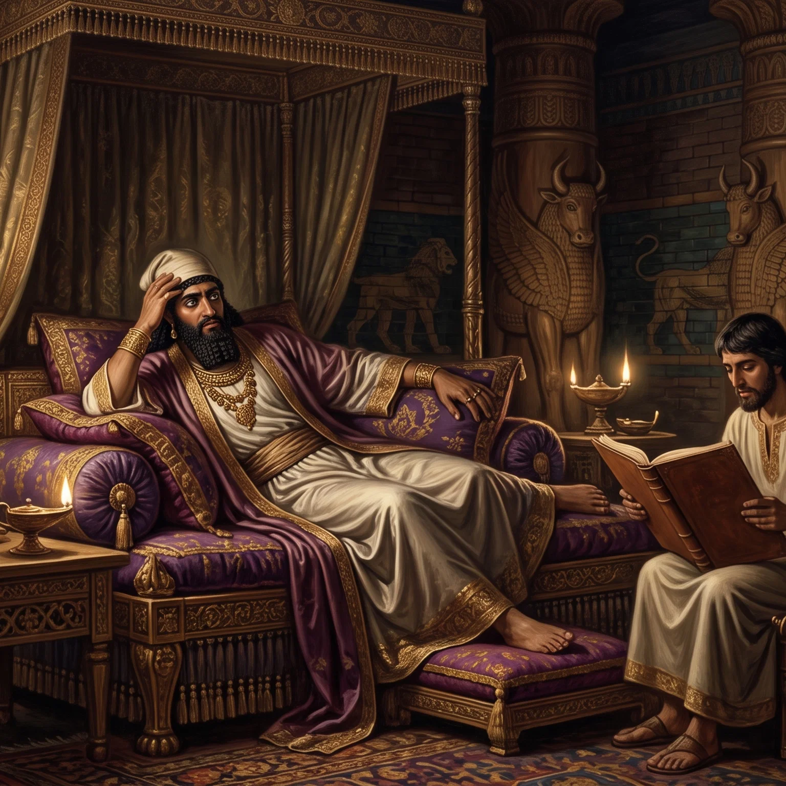 The King's Sleepless Night of Reflection