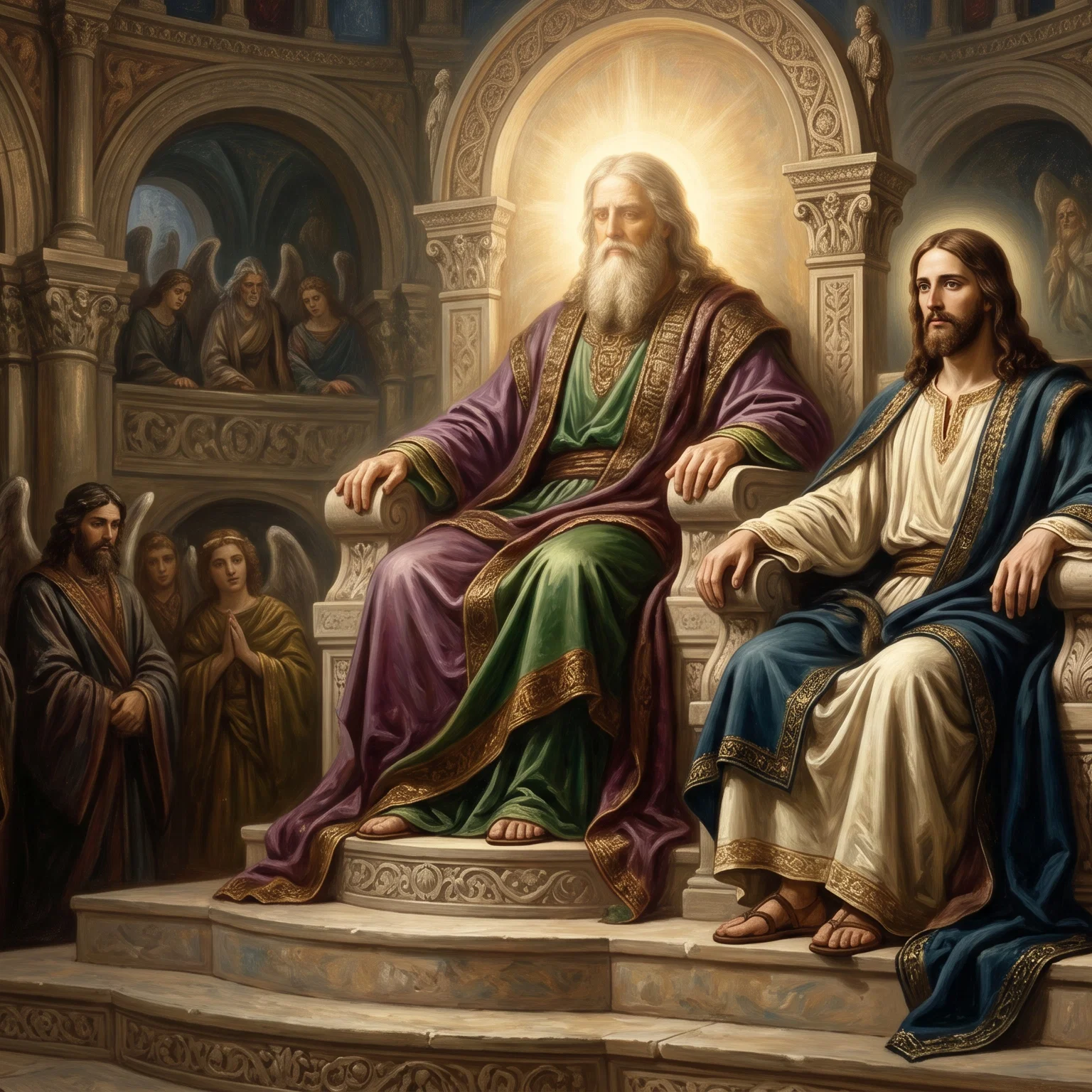 The Son of Man Enthroned in Glory