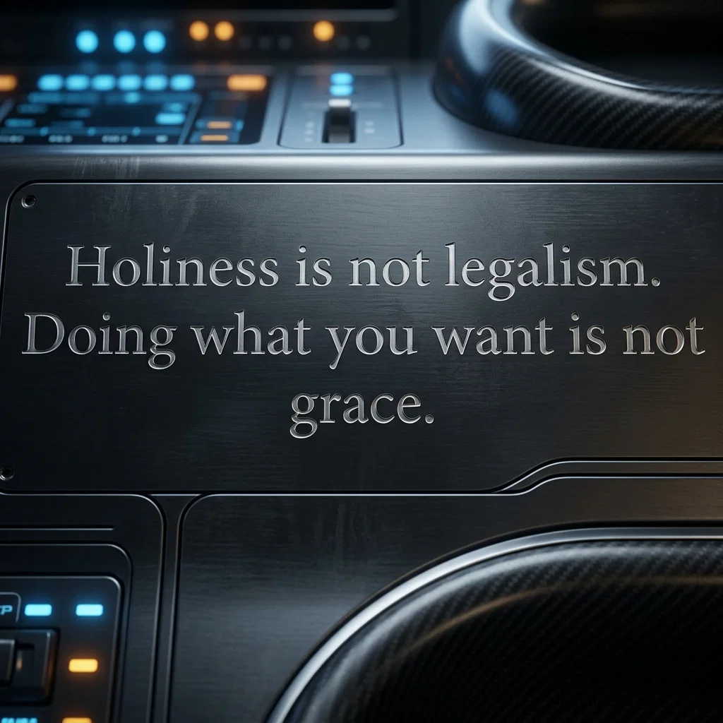 The Law is Holy & Just & good