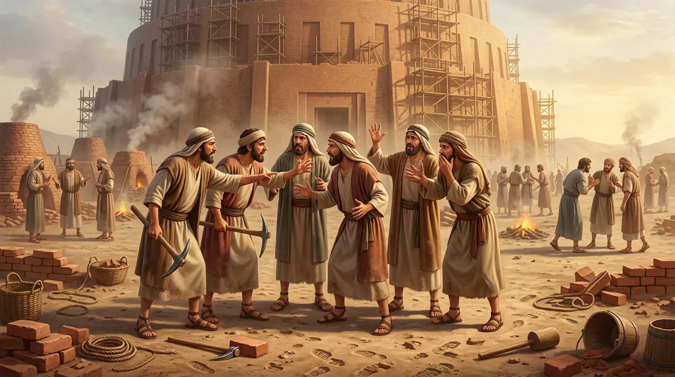 Confusion of Languages at the Tower of Babel