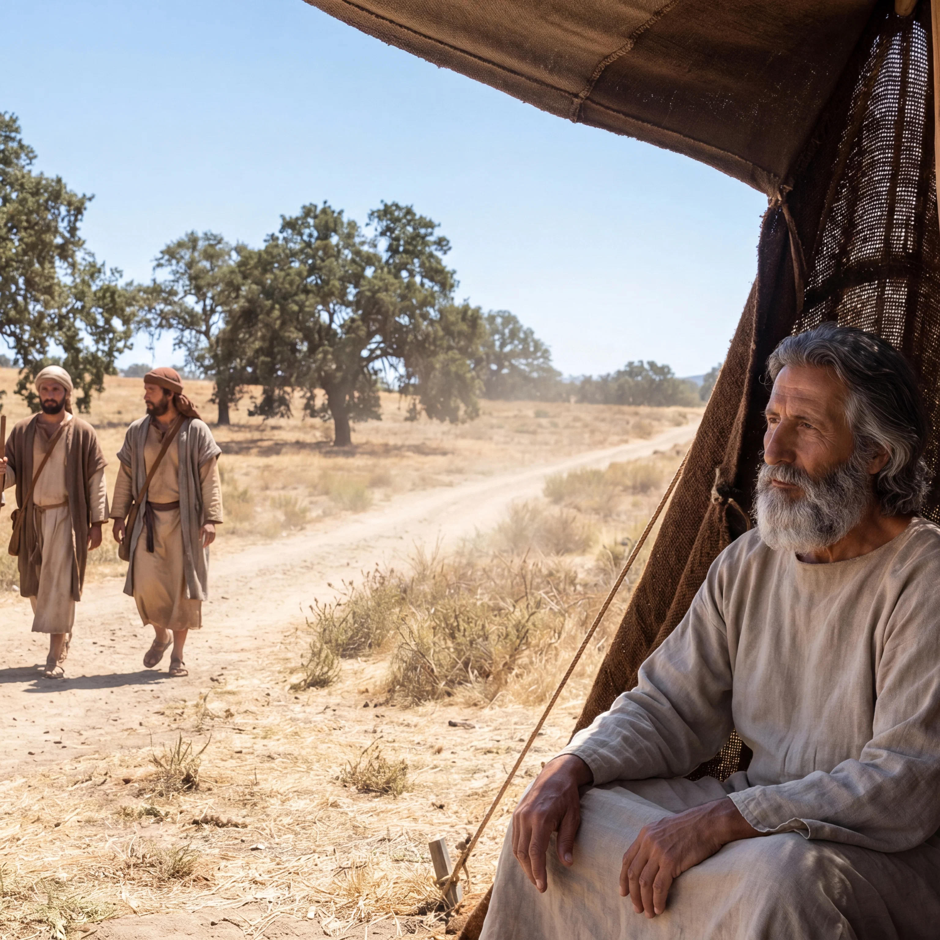 Abraham Welcomes the Divine Visitors