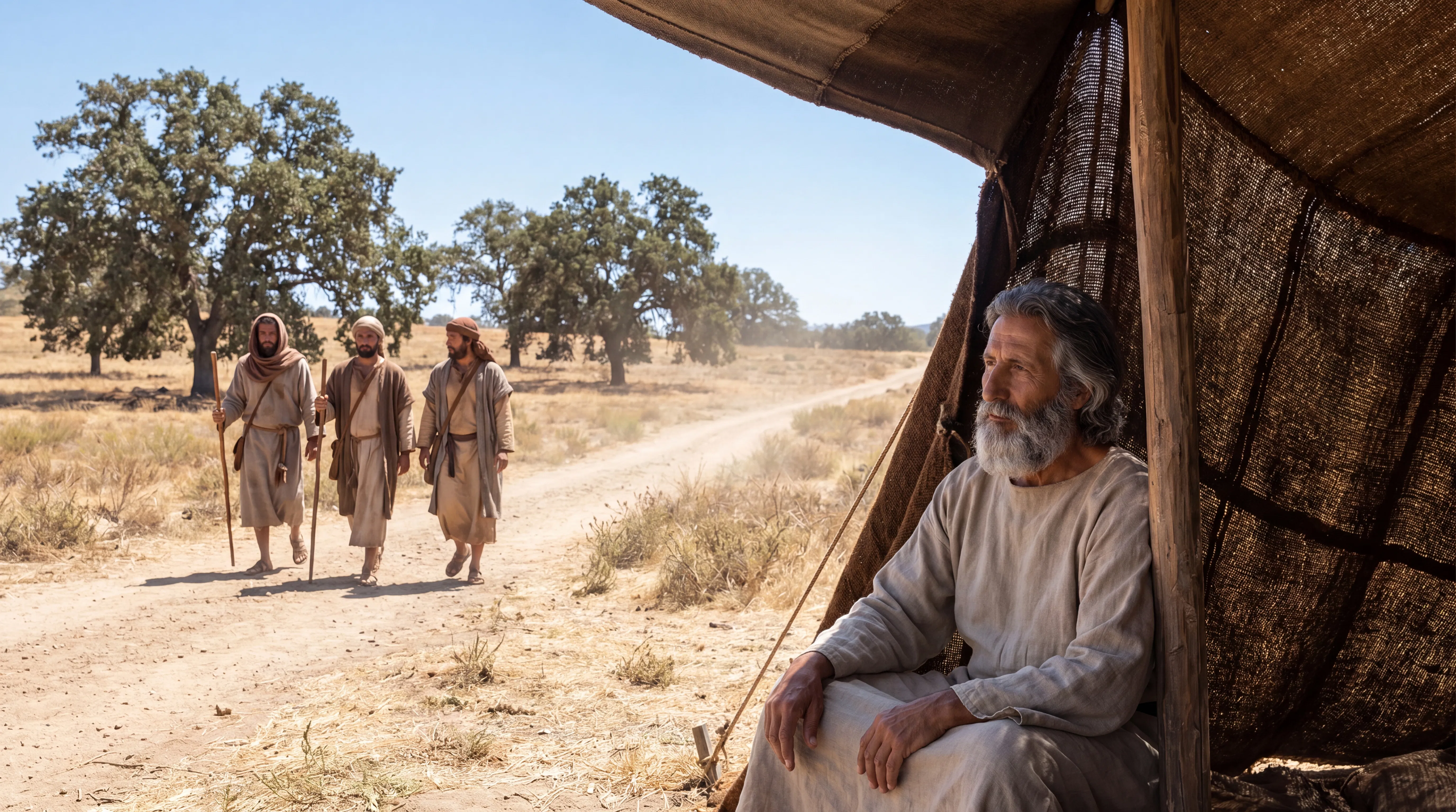 Abraham Welcomes the Divine Visitors