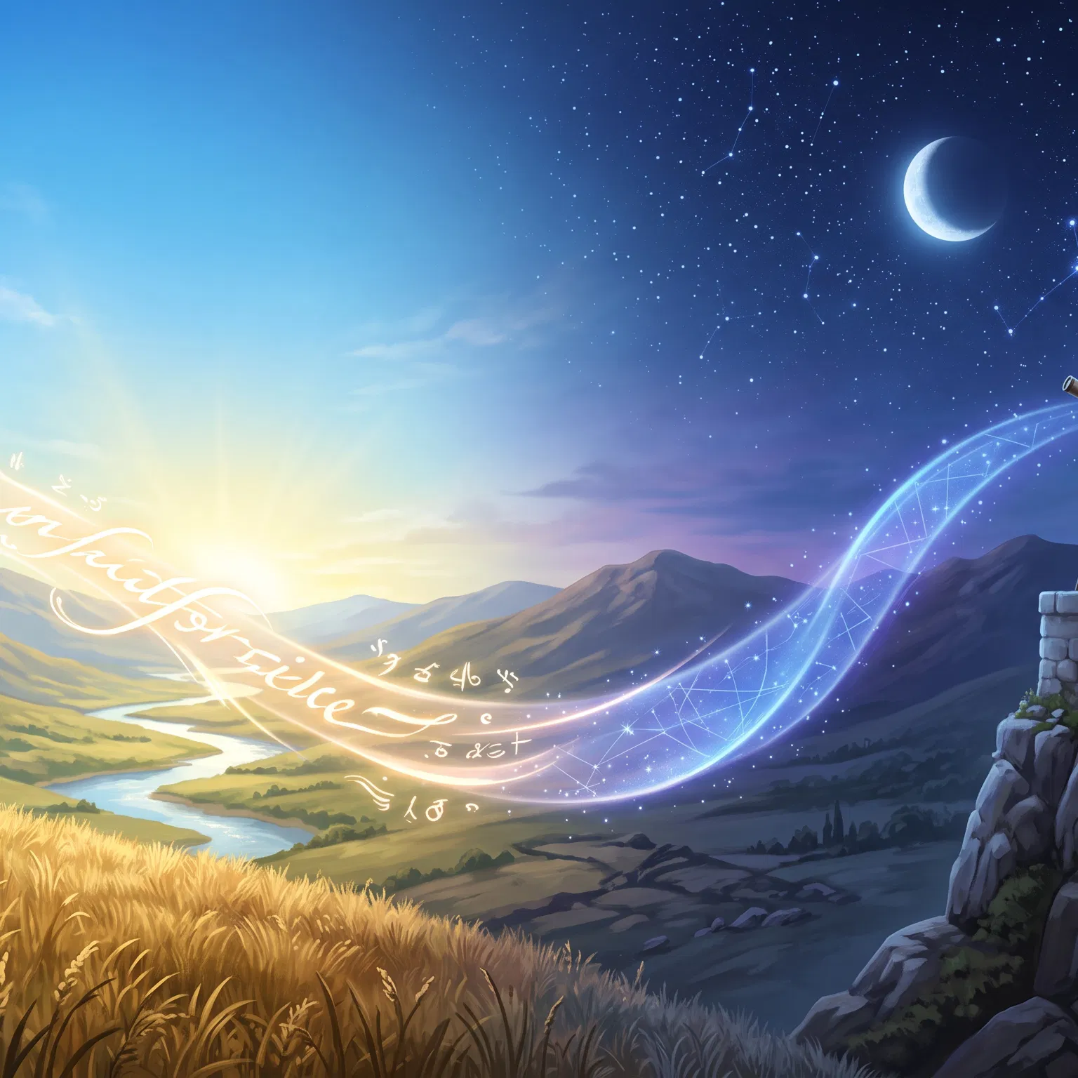 Celestial Echoes of Divine Creation