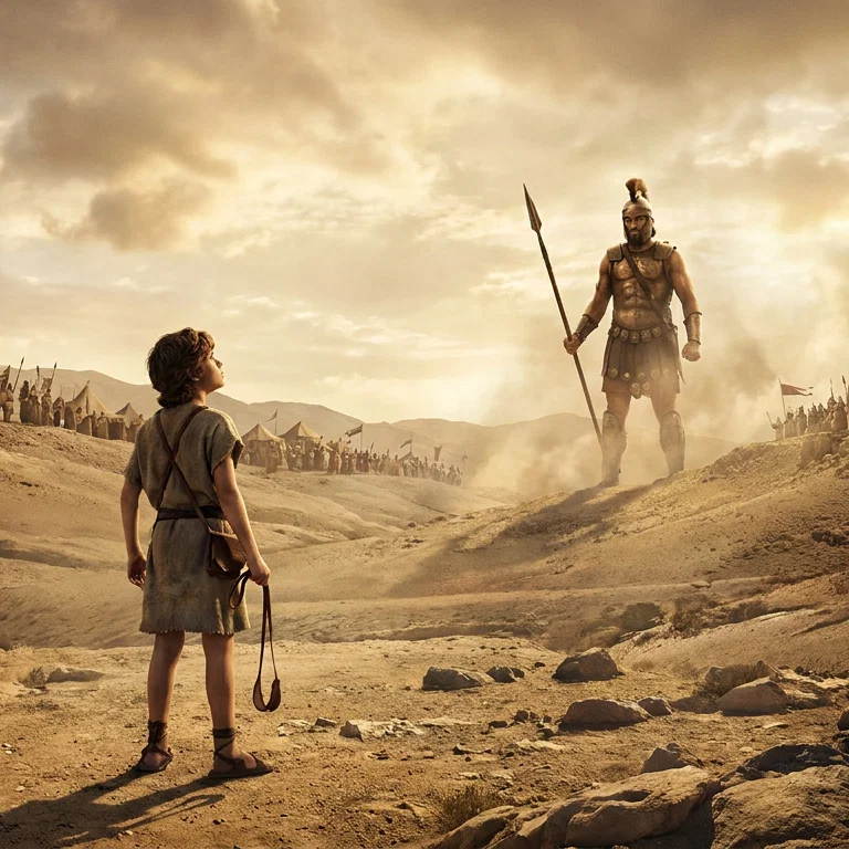 The Shepherd Faces the Giant
