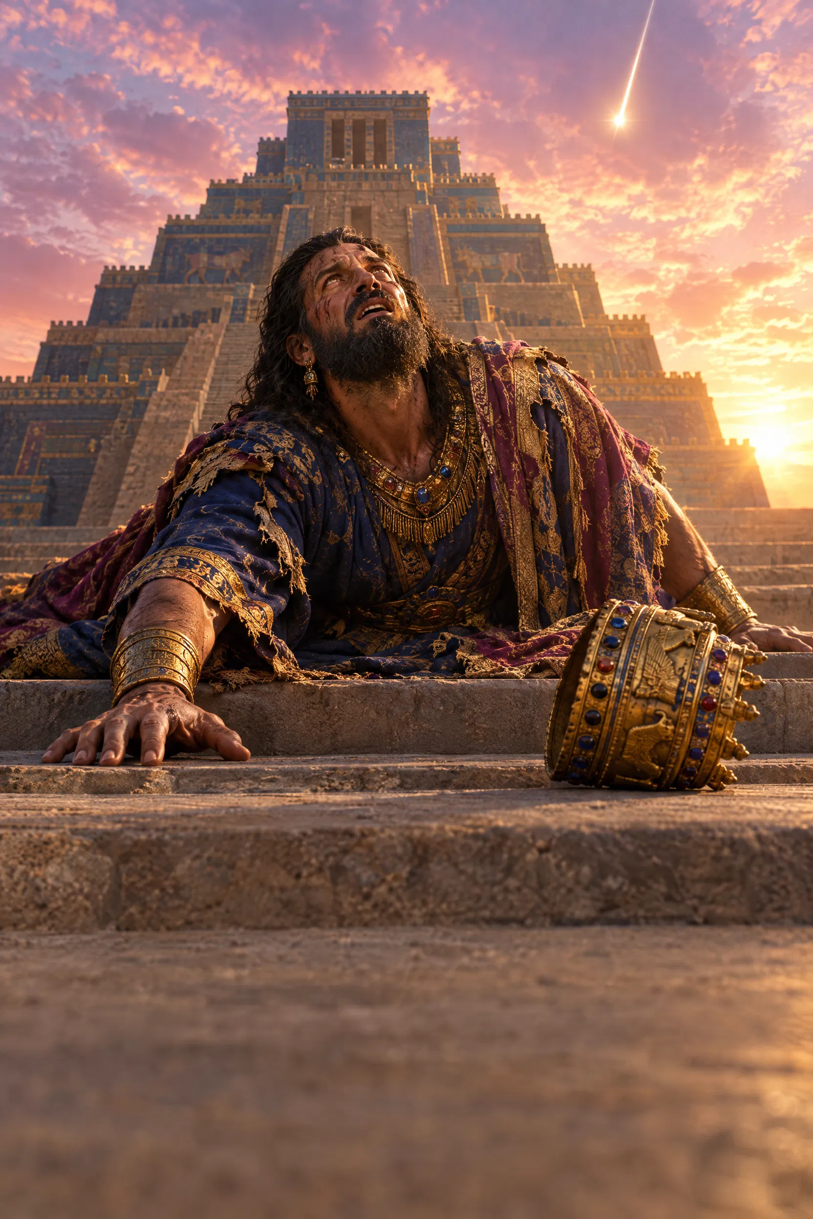 The King of Babylon Lies Fallen Below the Ziggurat