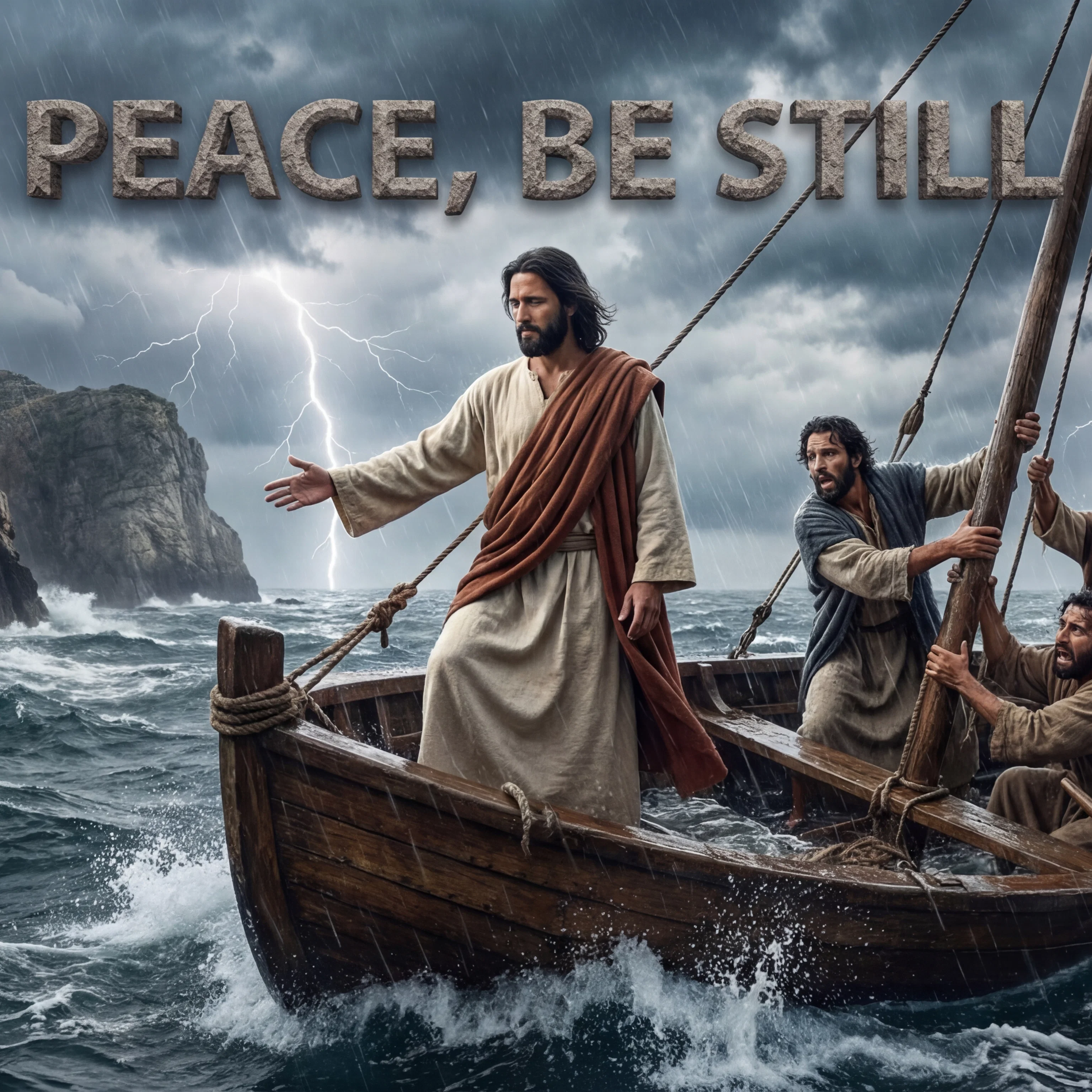 Divine Command Amidst the Roaring Storm