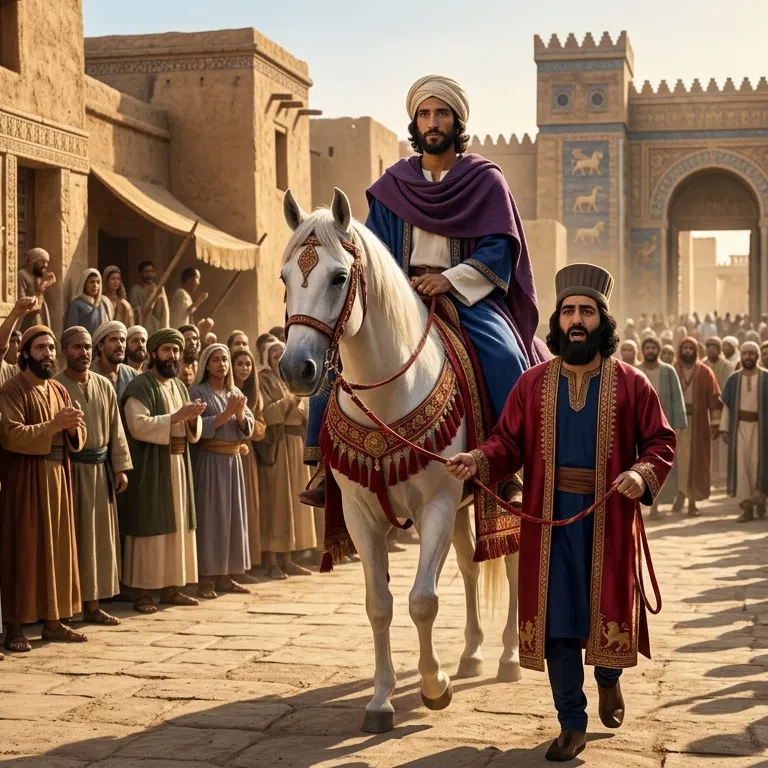 Mordecai Led on Horseback Through the City