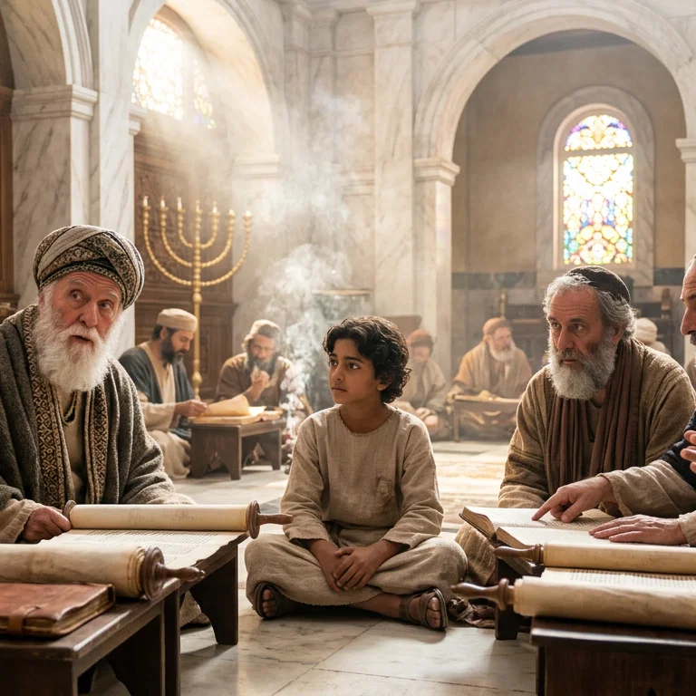 Young Jesus Teaching in the Temple