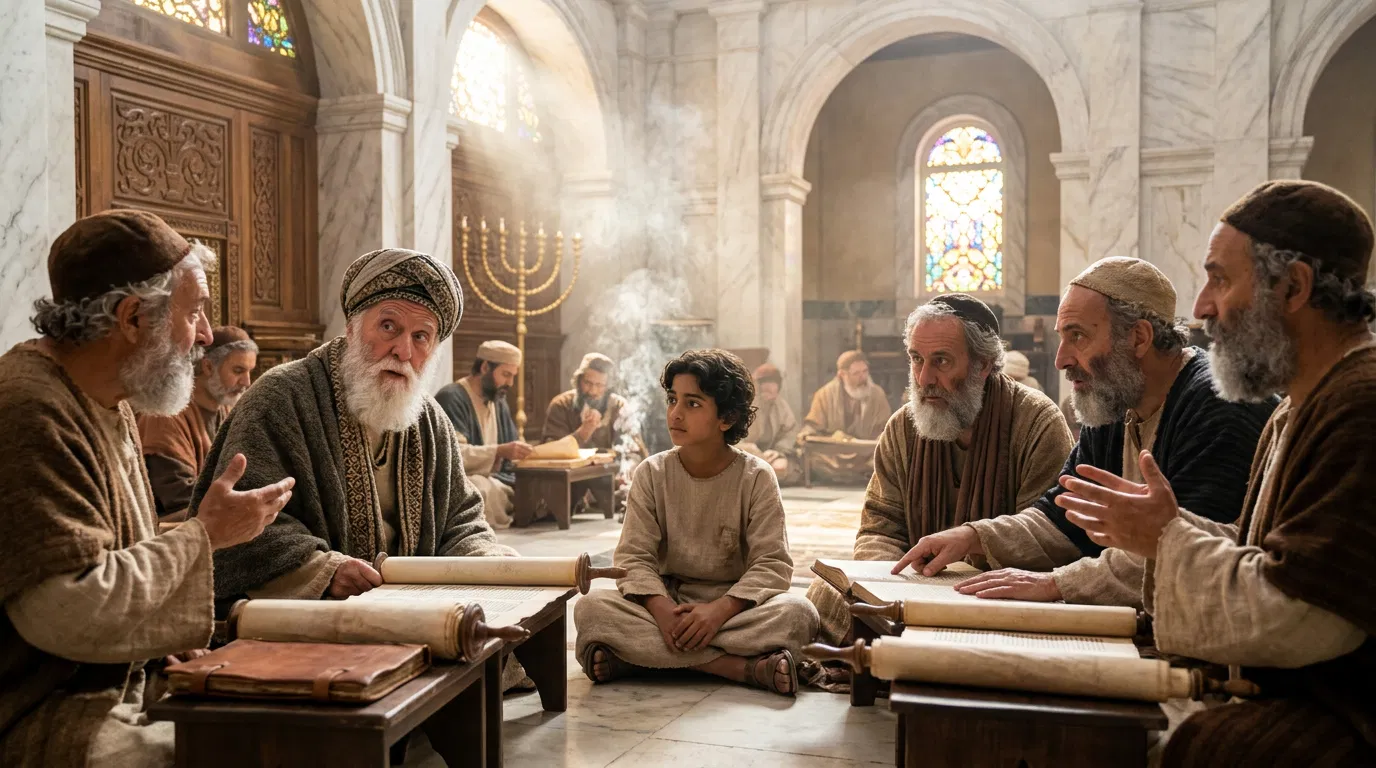 The Boy Jesus Among the Teachers in the Temple