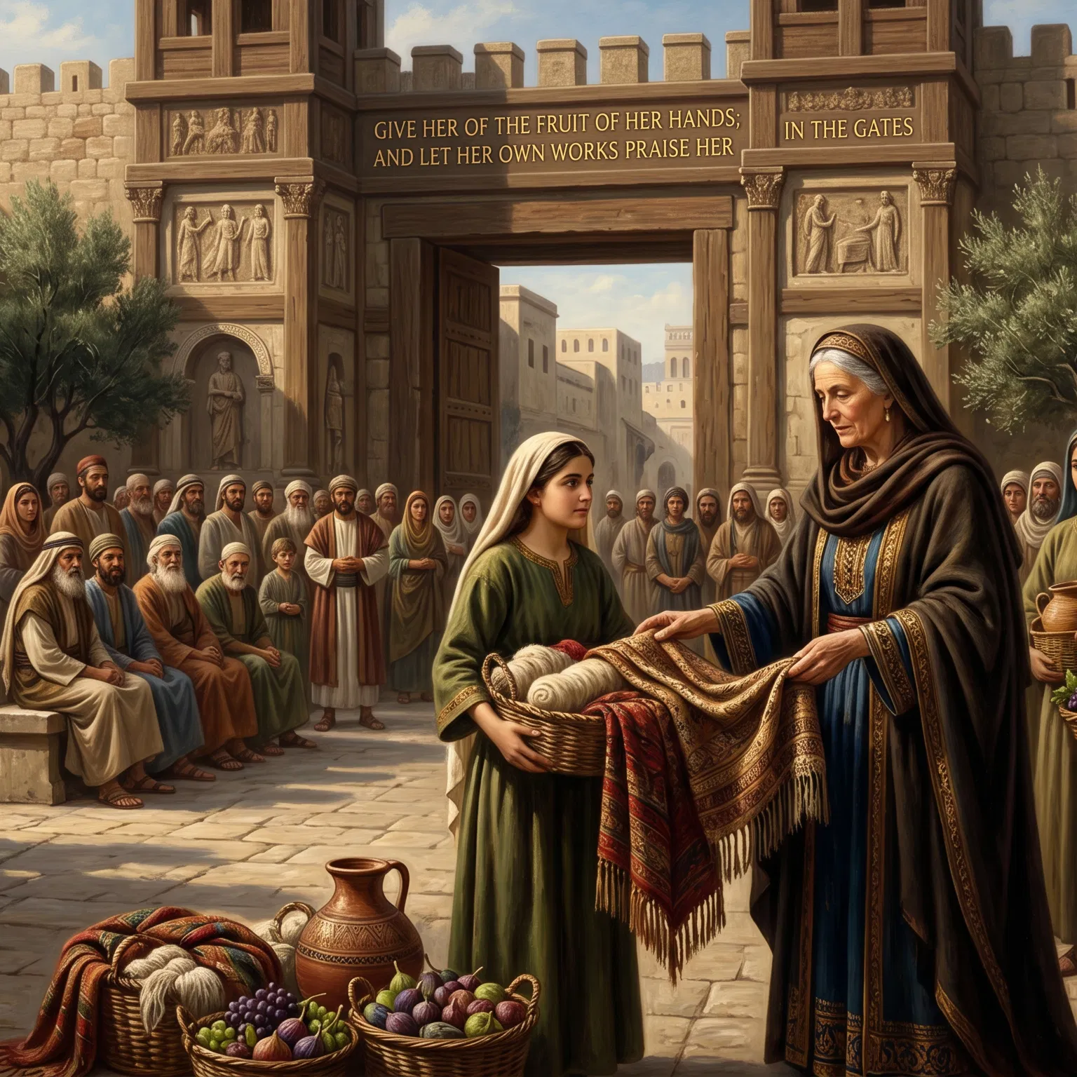 The Radiant Crown of Virtuous Womanhood