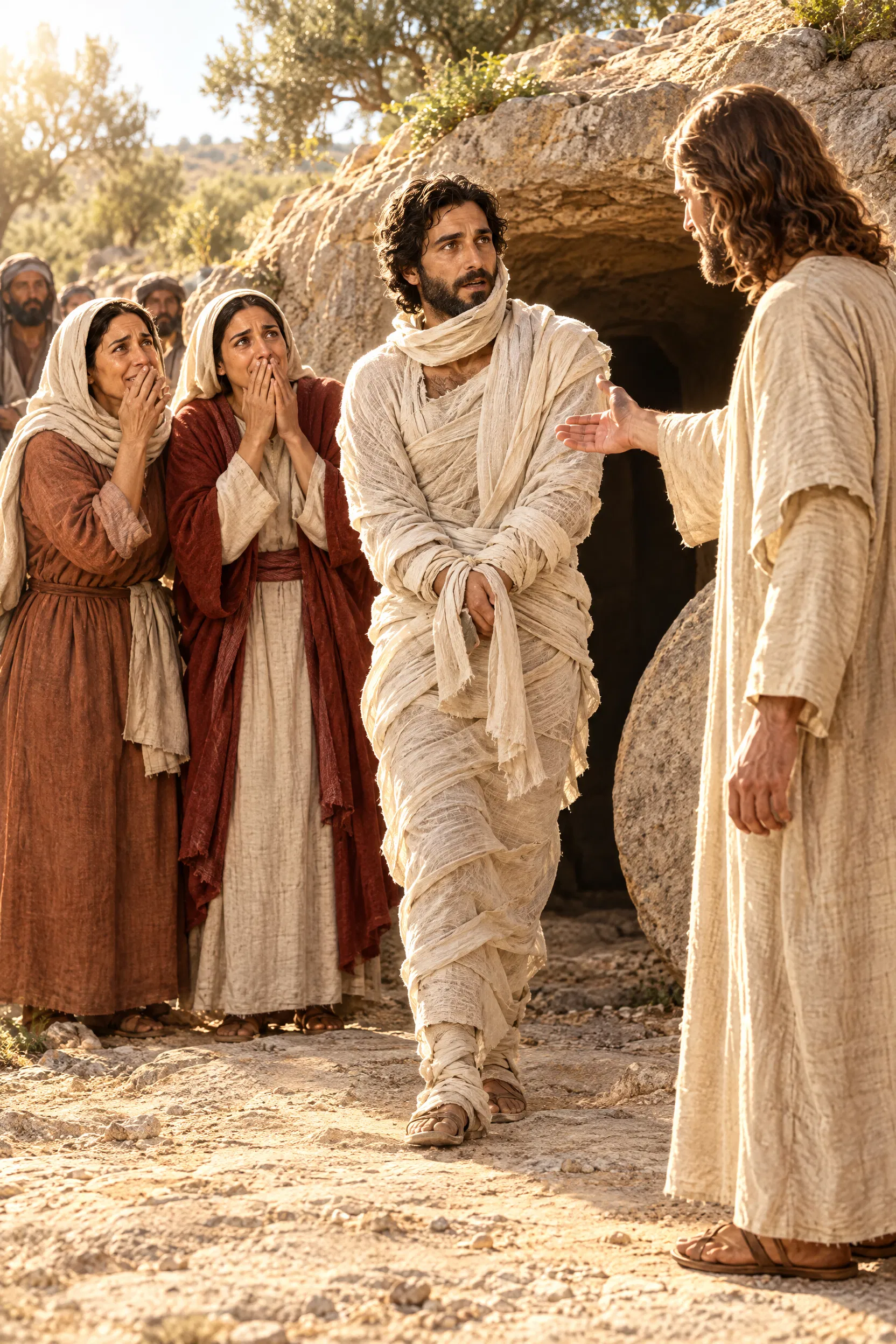 Lazarus Comes Out of the Tomb