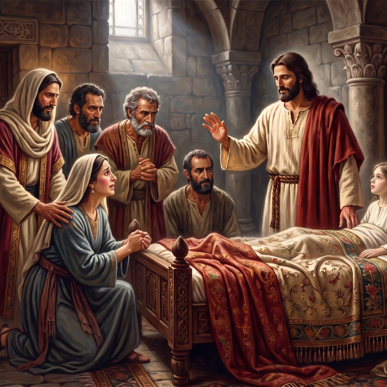 Jairus Daughter Awakened From the Sleep of Death