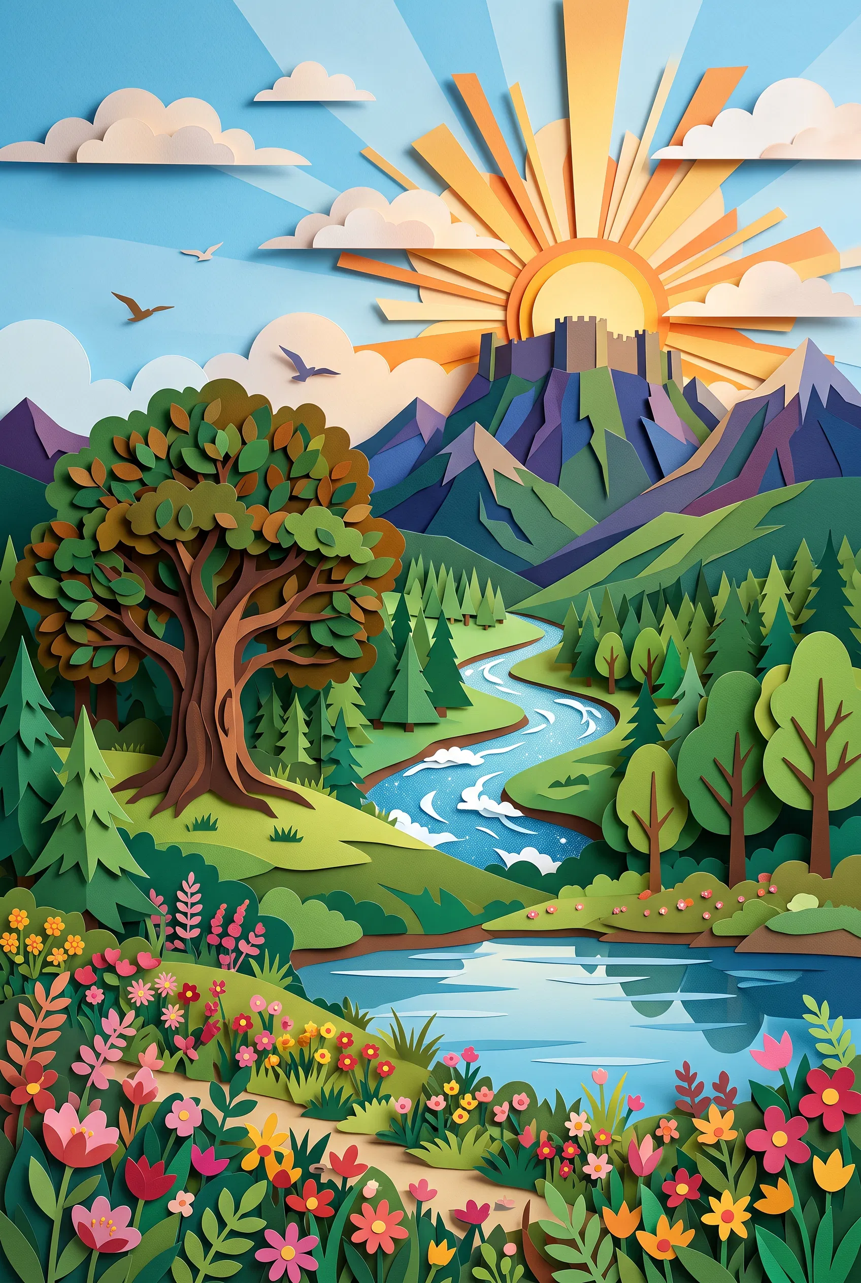 A quiet scene in nature