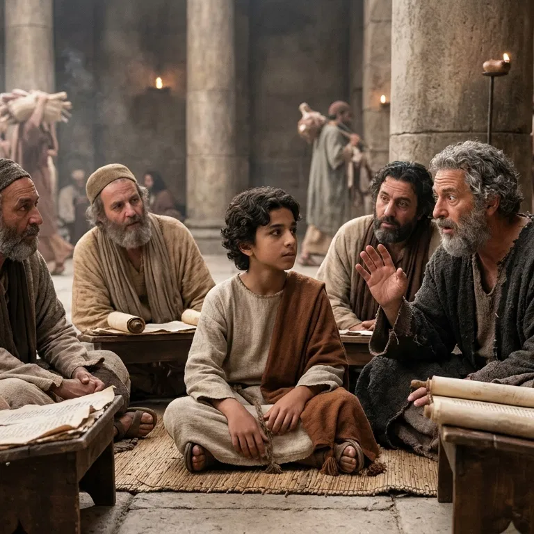The Boy Jesus Among the Teachers in the Temple