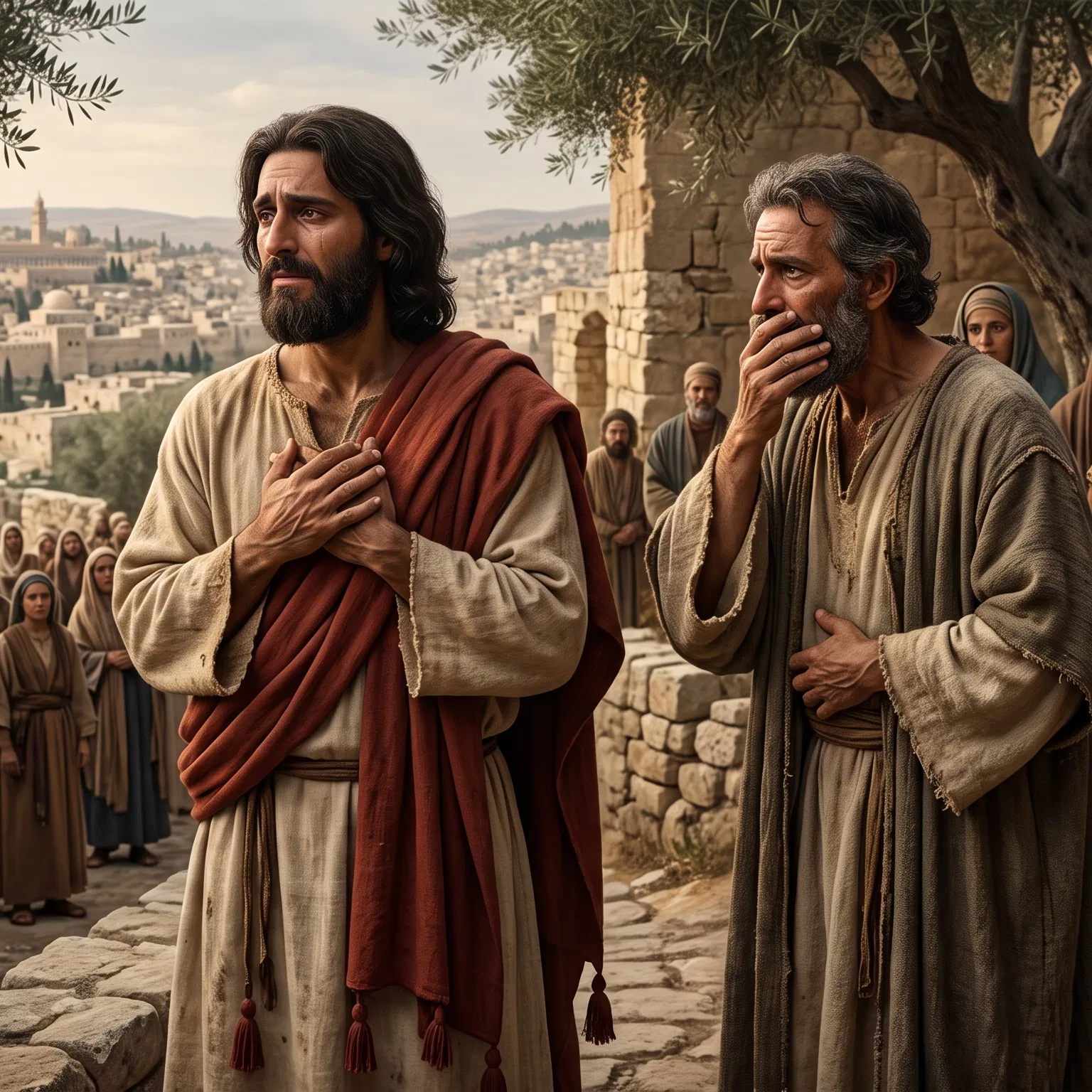 Jesus Mourns Over the City