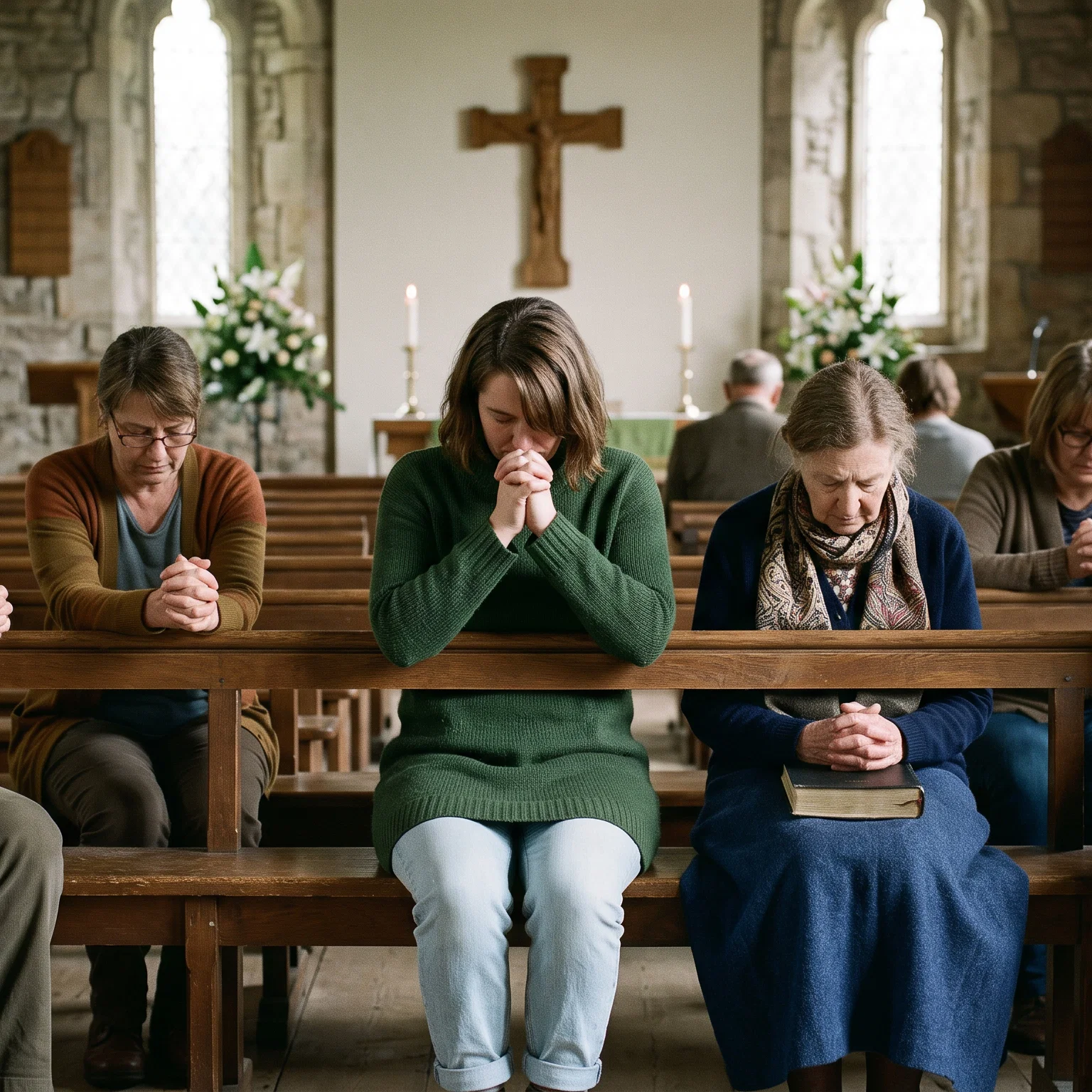A Heartfelt Prayer in Quiet Devotion