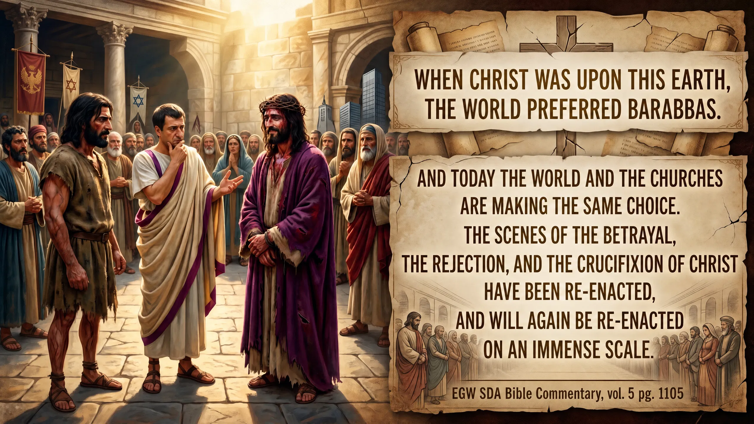 A Repeat of Christ and Barabbas