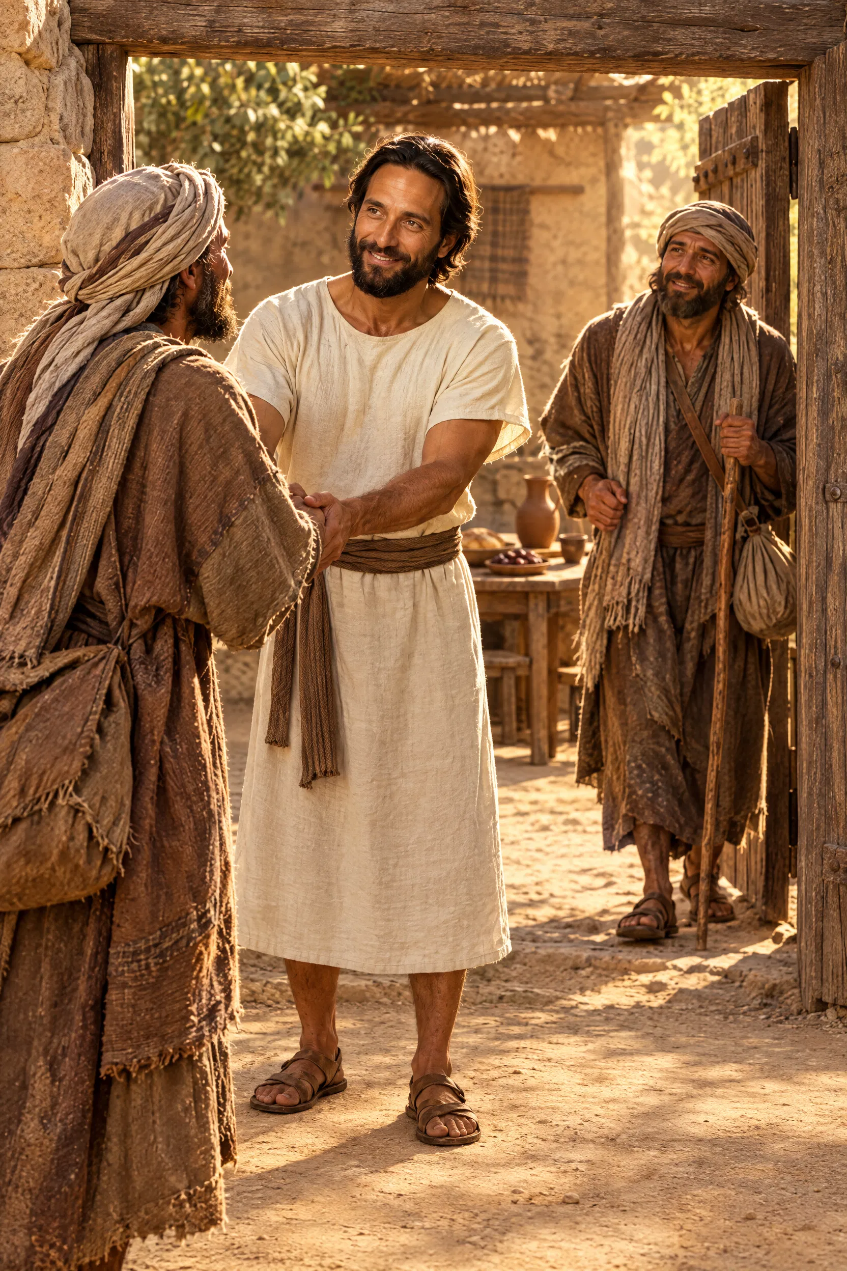 Gaius Welcomes Travelling Preachers at His Gate