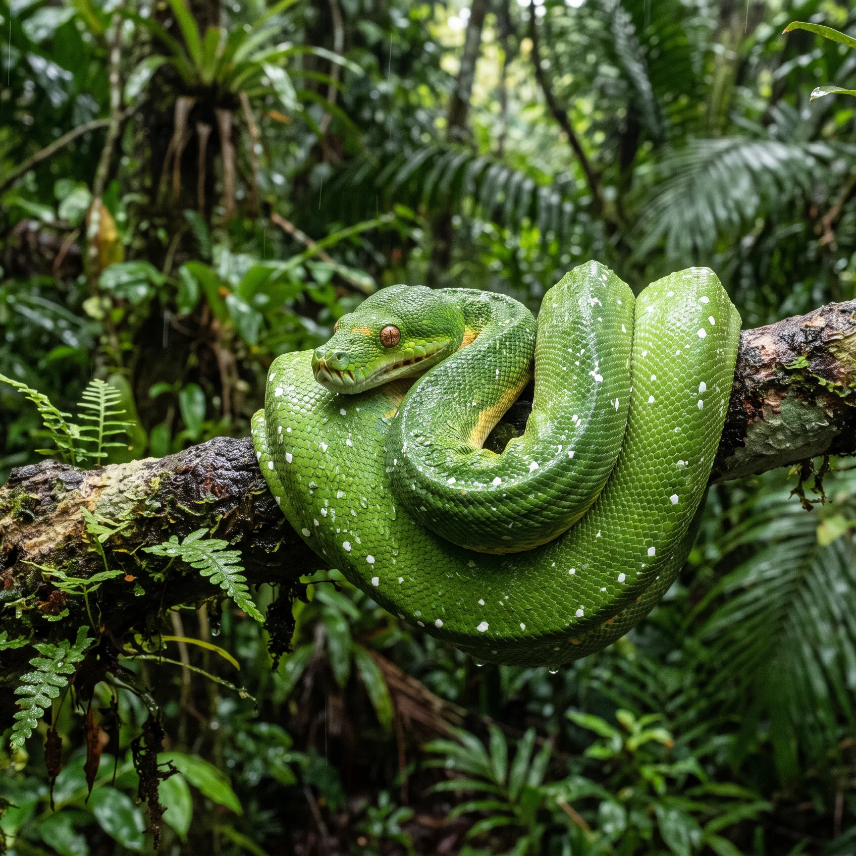 Emerald Sentinel of the Ancient Rainforest