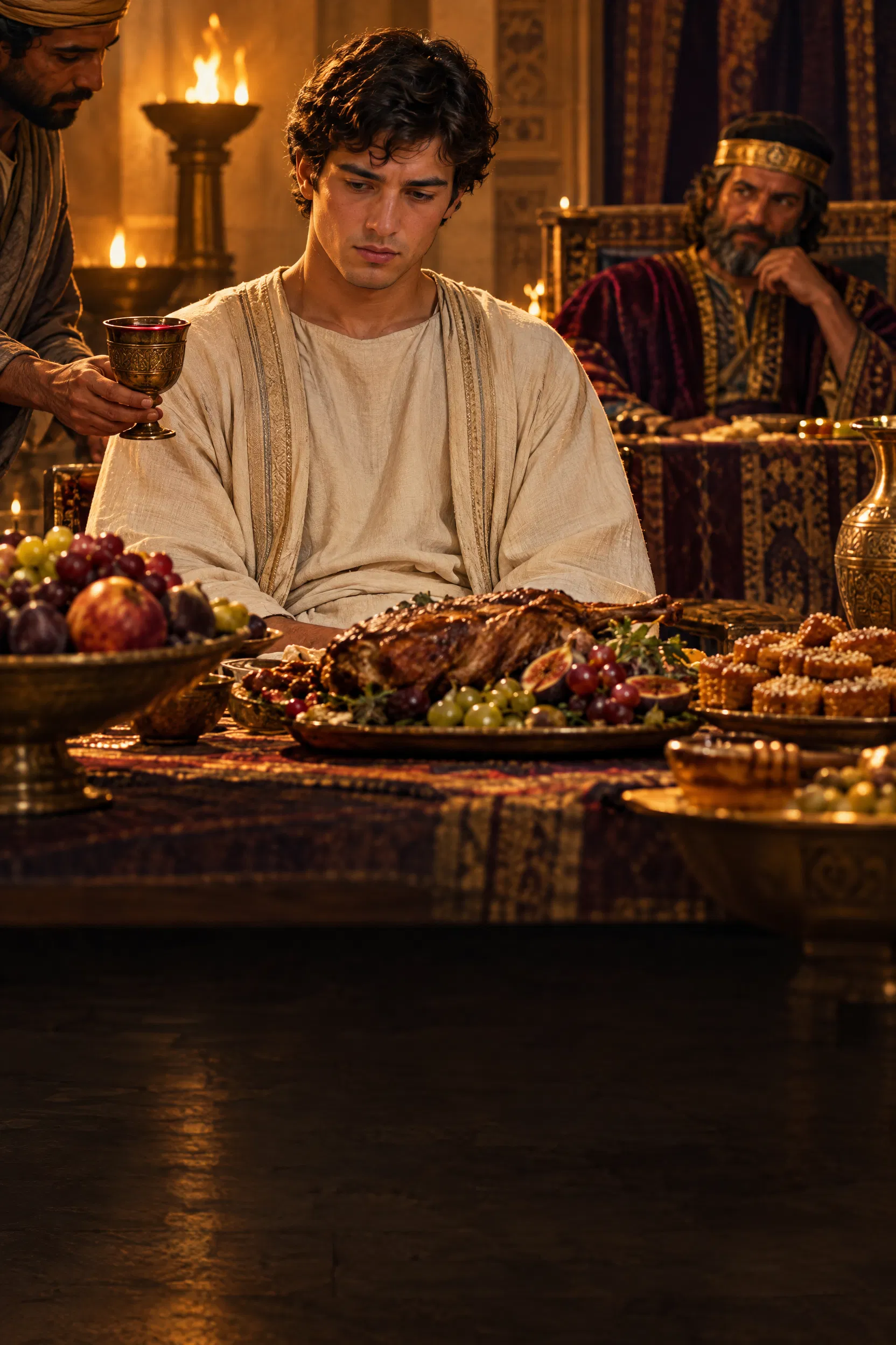 Young Man Declines the Ruler's Banquet Cup