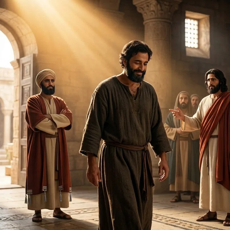 Divine Justification at the Temple Gates