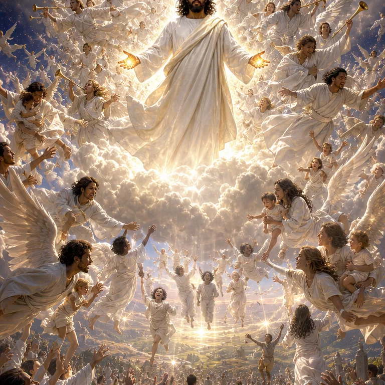 Divine Arrival from the Celestial Heights